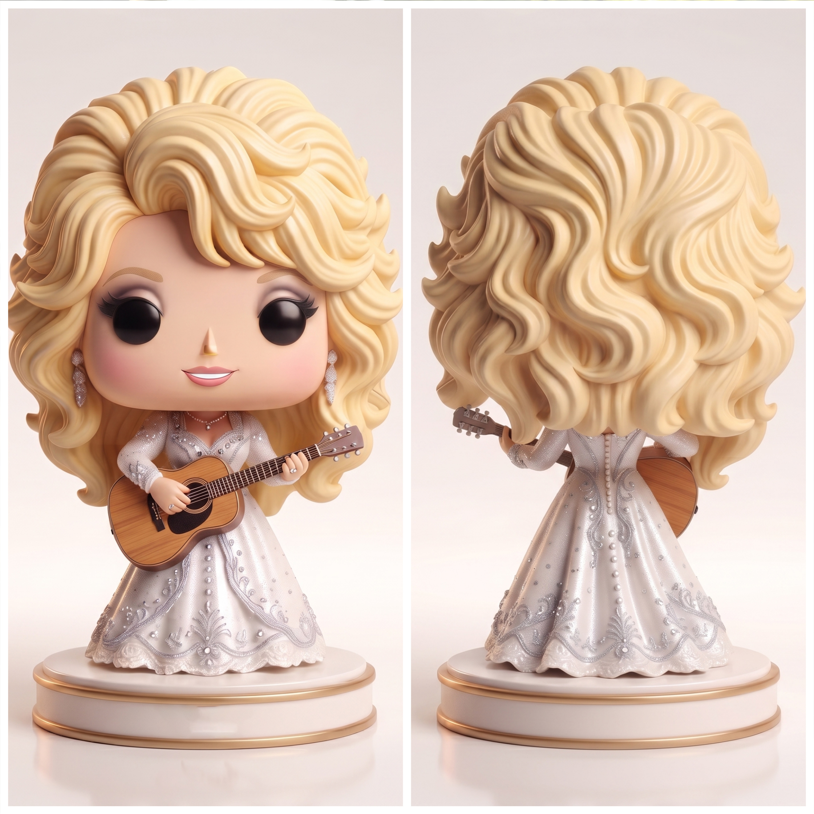 Dolly Parton Queen of Country Music Memorial Figurine