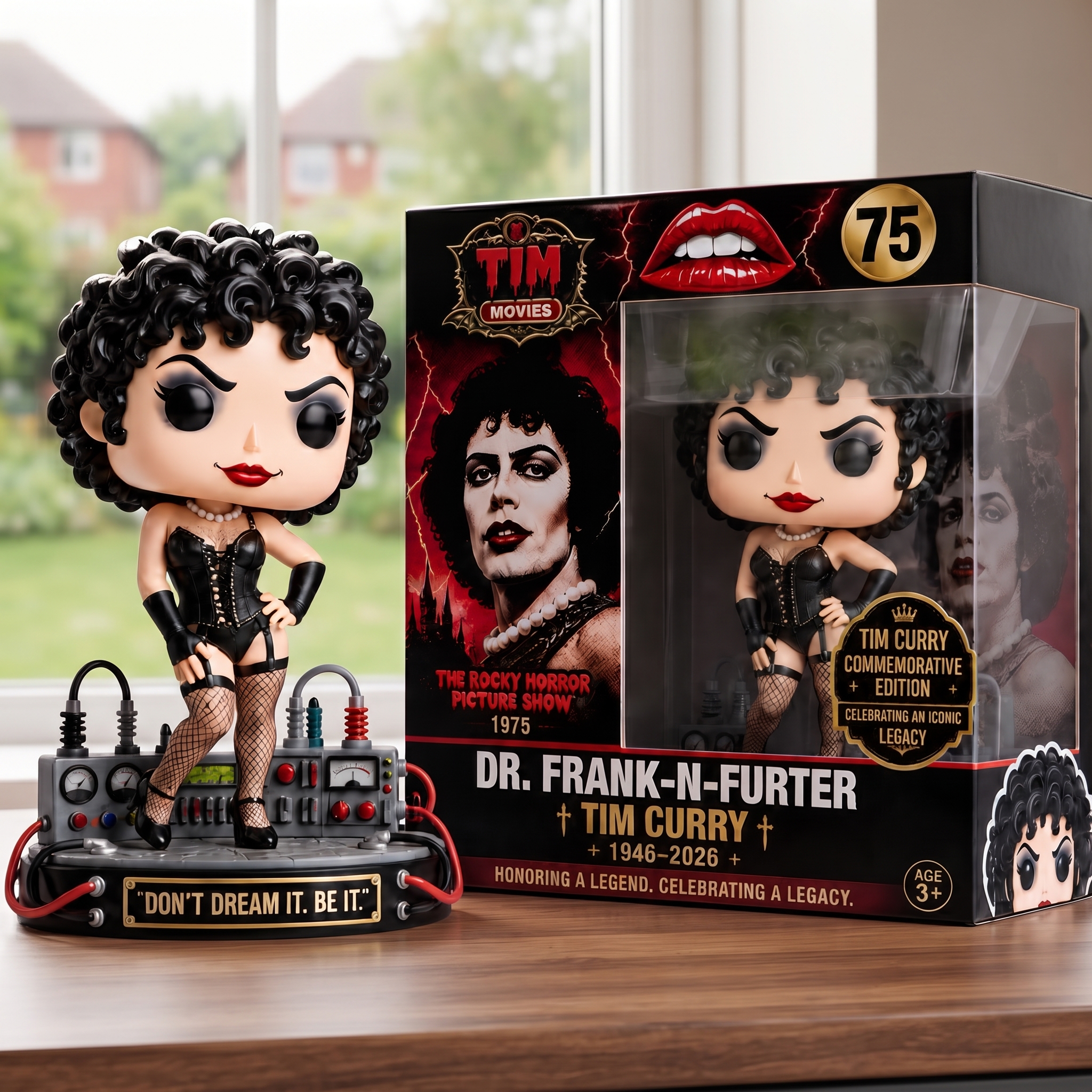 Tim Curry Dr. Frank-N-Furter 1946–2026 Memorial Collectible Figure