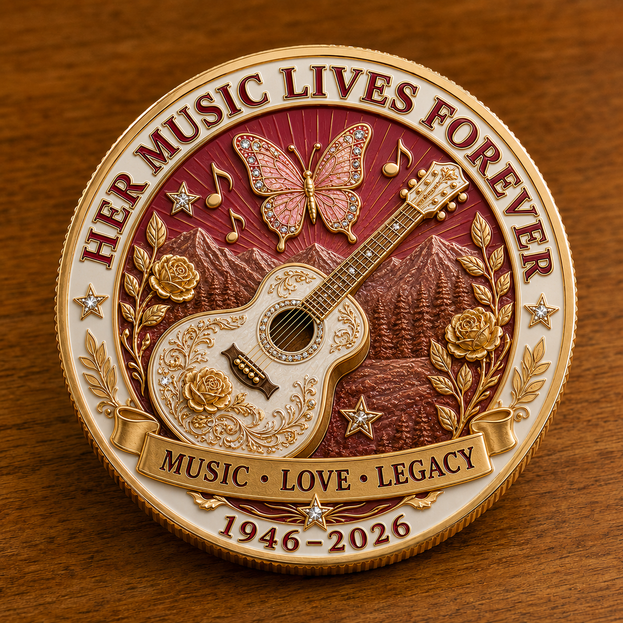 Dolly Parton Forever Memorial 1946-2026 Commemorative Coin