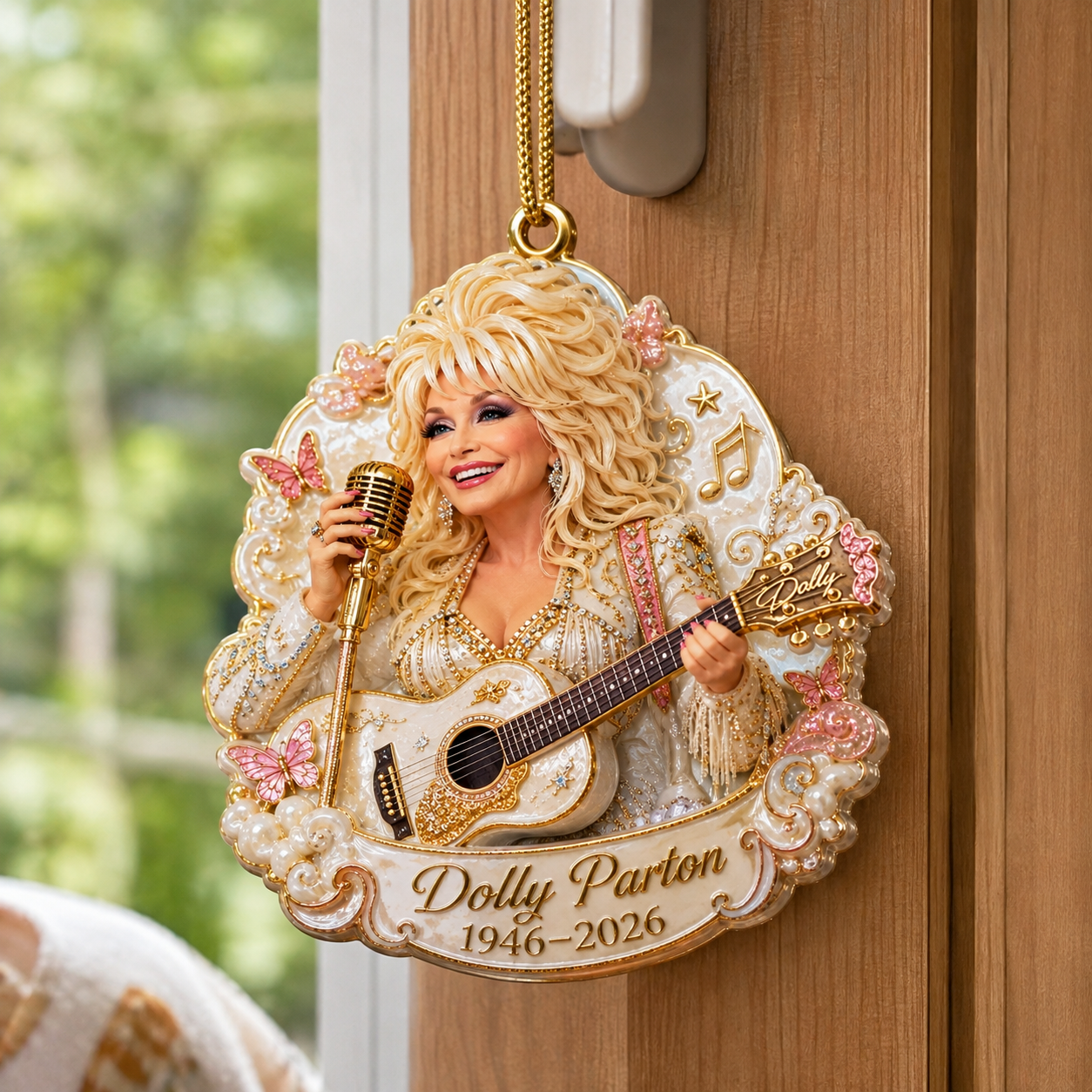 Dolly Parton Forever 1946–2026 Memorial Christmas Ornament