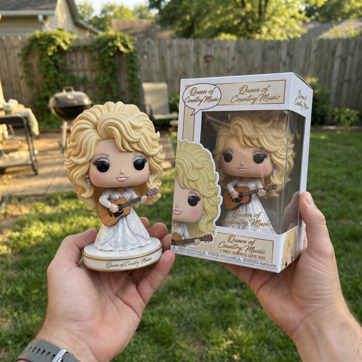 Dolly Parton Queen of Country Music Memorial Figurine