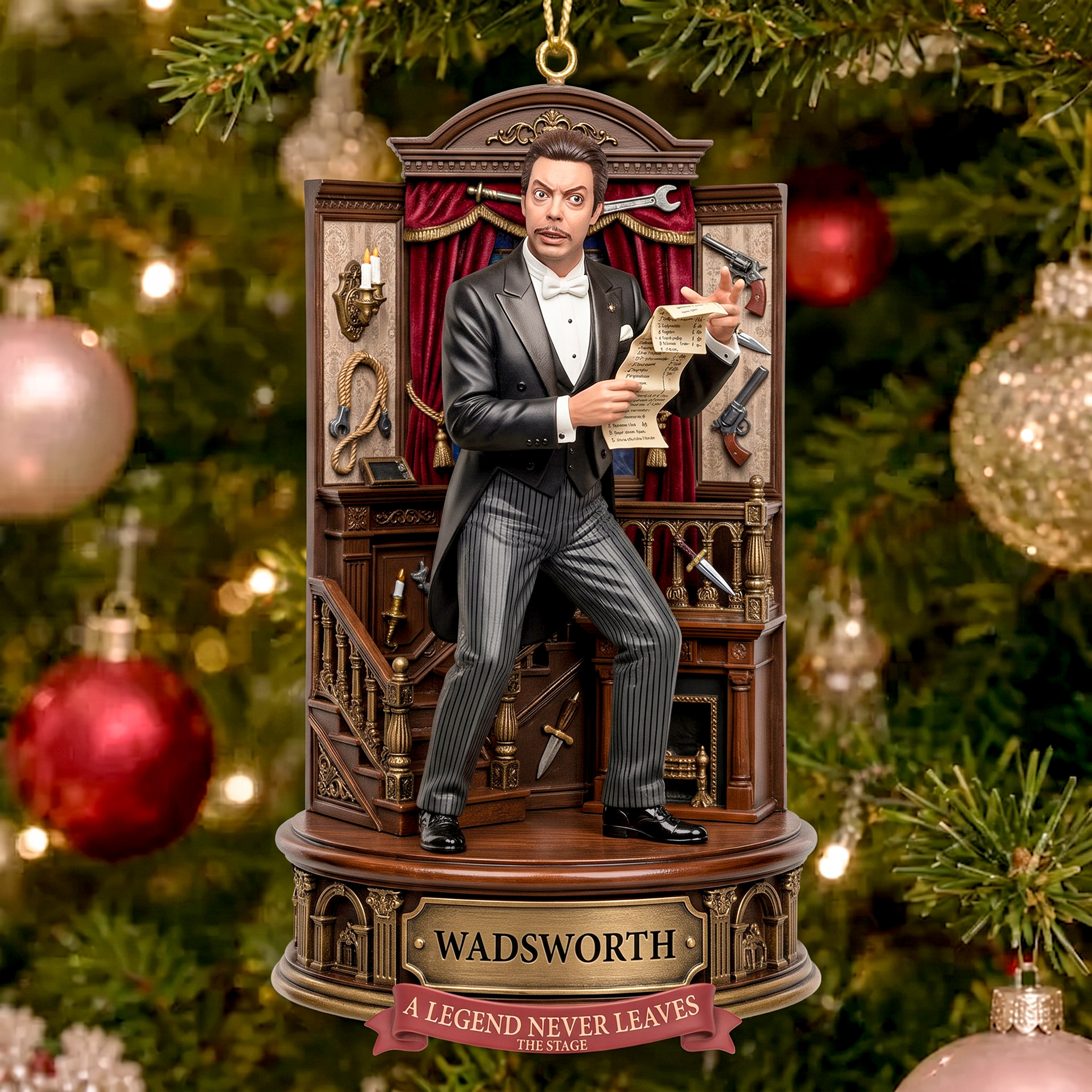 Tim Curry Iconic Roles 1946–2026 Memorial Christmas Ornament Collection