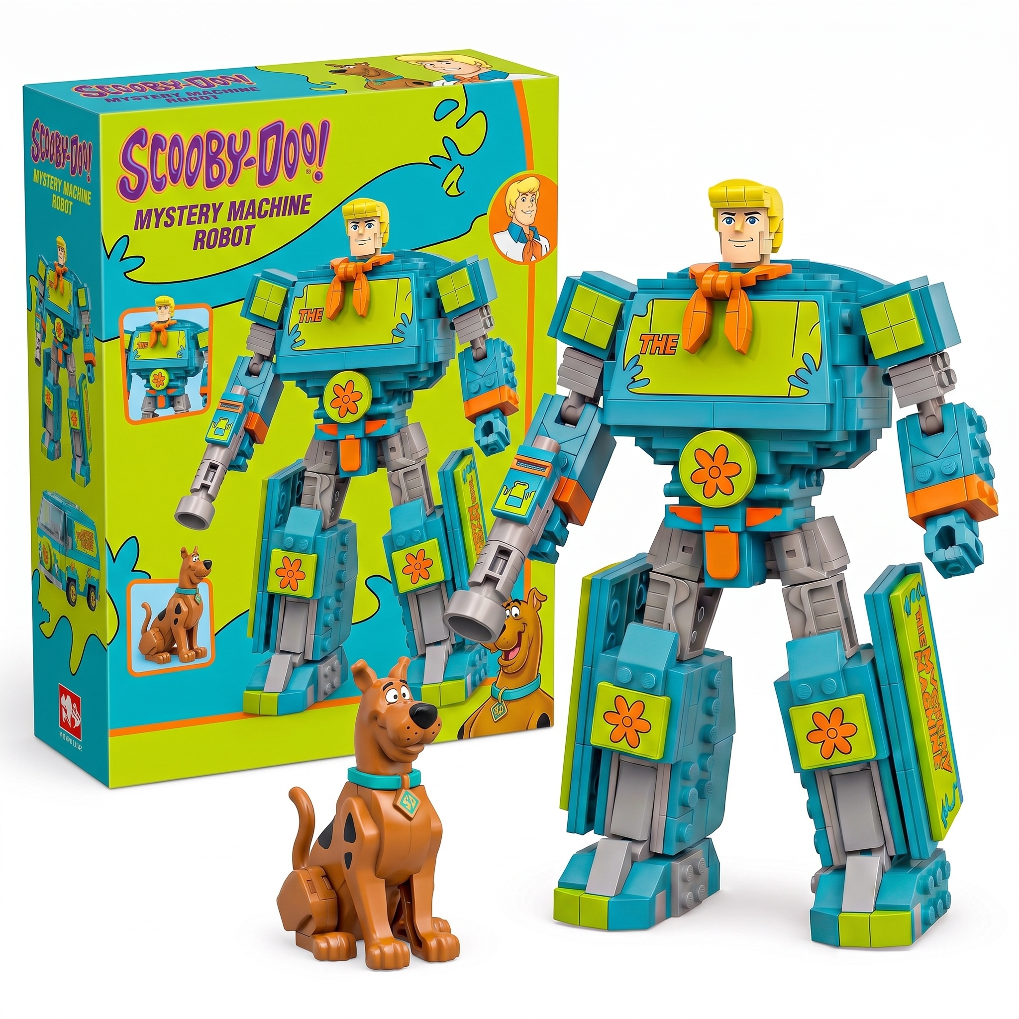 Scooby-Doo Mystery Machine Robot Building Set