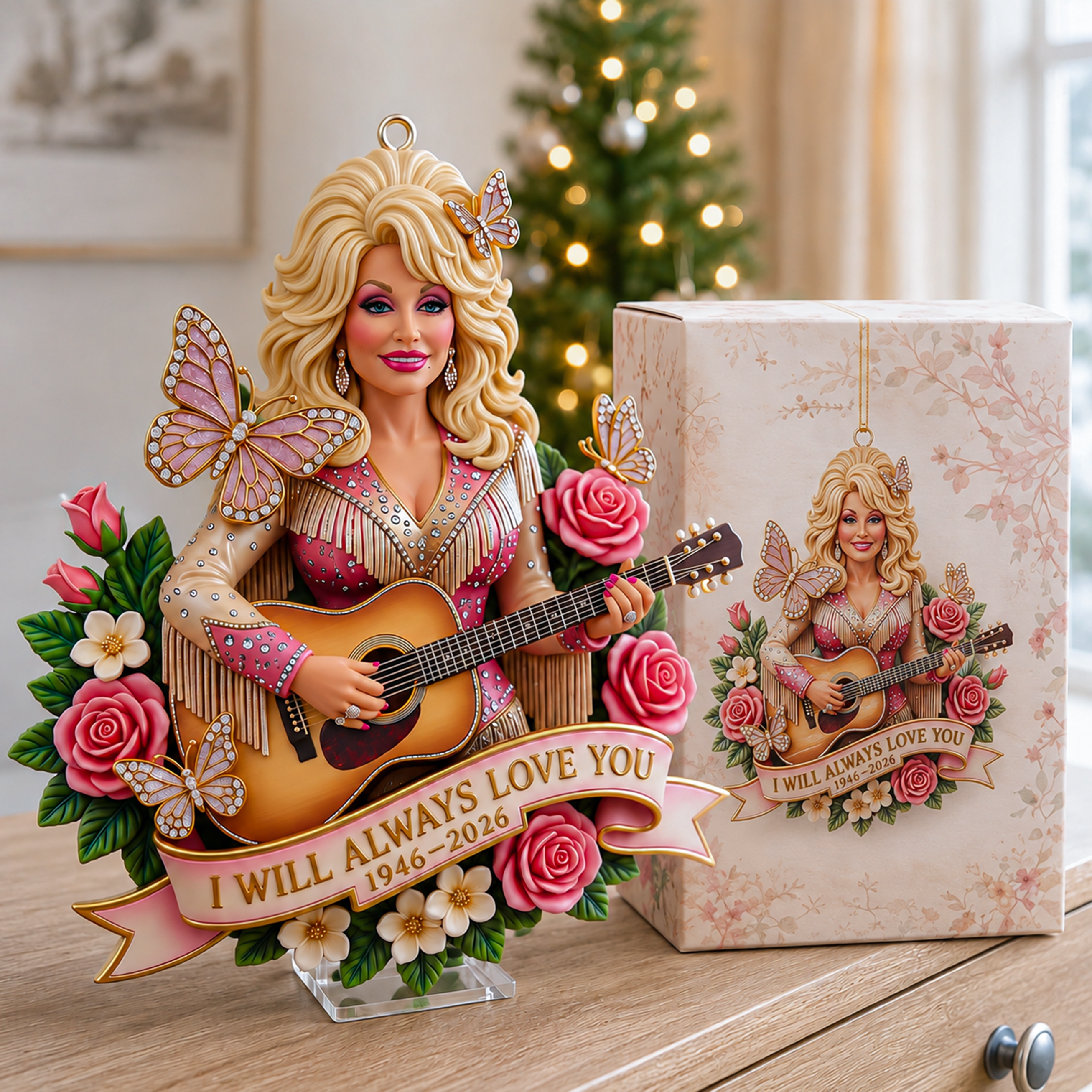 Dolly Parton I Will Always Love You Christmas Ornament