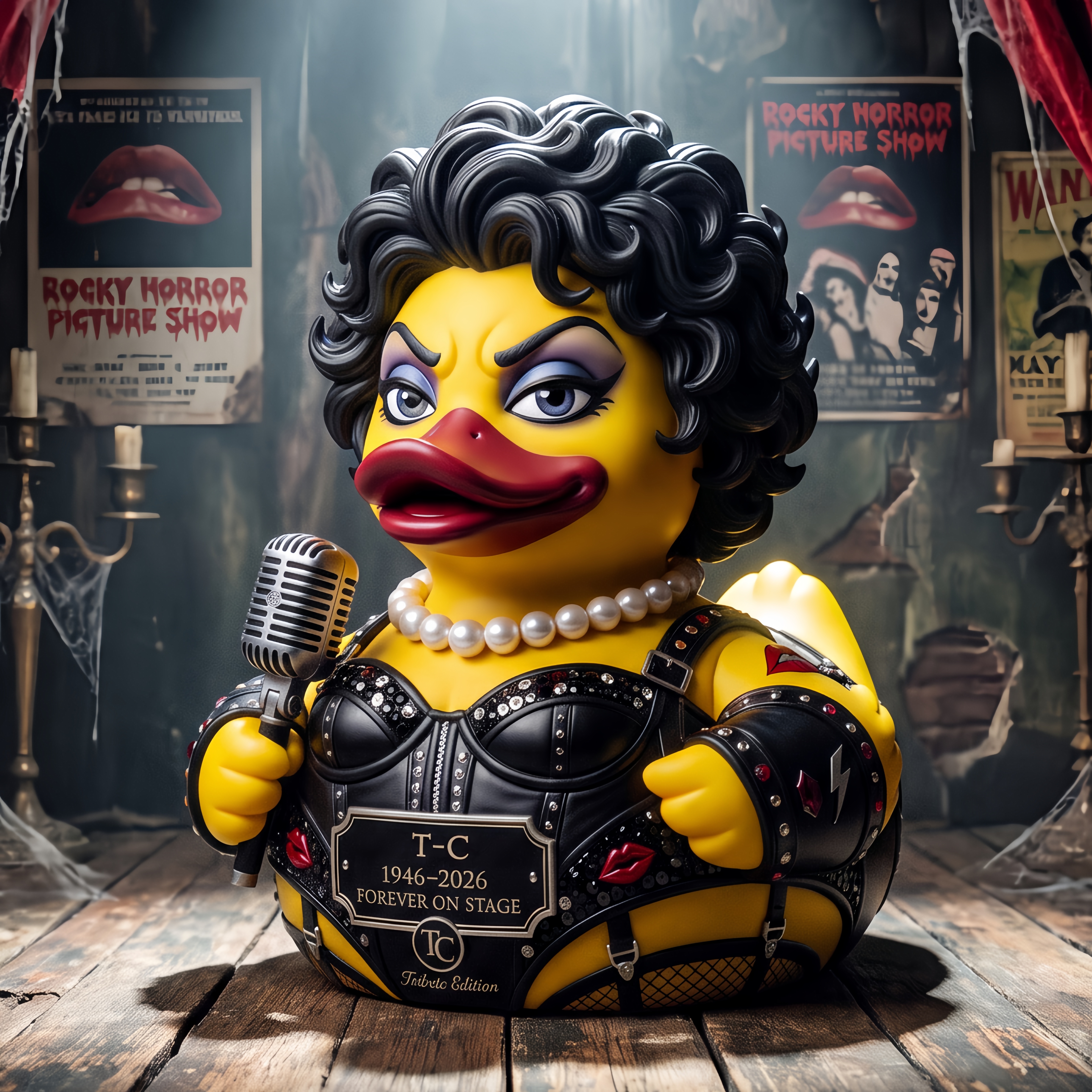 Tim Curry Dr. Frank-N-Furter 1946–2026 Memorial Tribute Duck