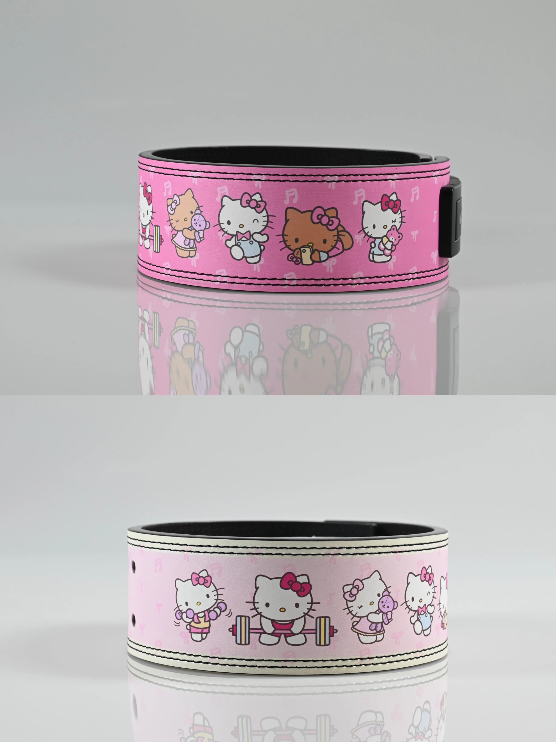 Hello Kitty Weight Lifting Belt Leather Gym Belts Back Support