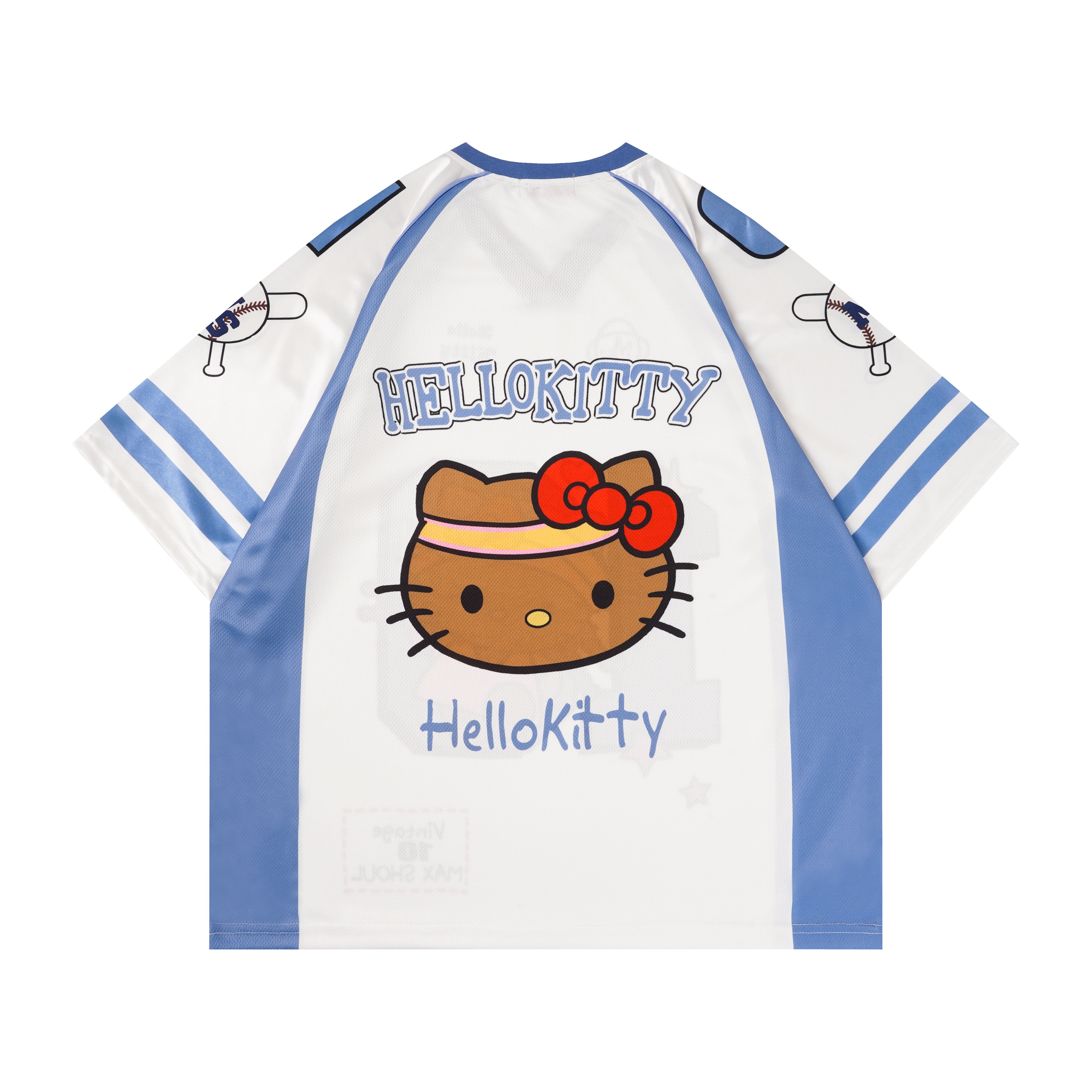 Hellokitty Jersey Shirts Loose T-Shirts