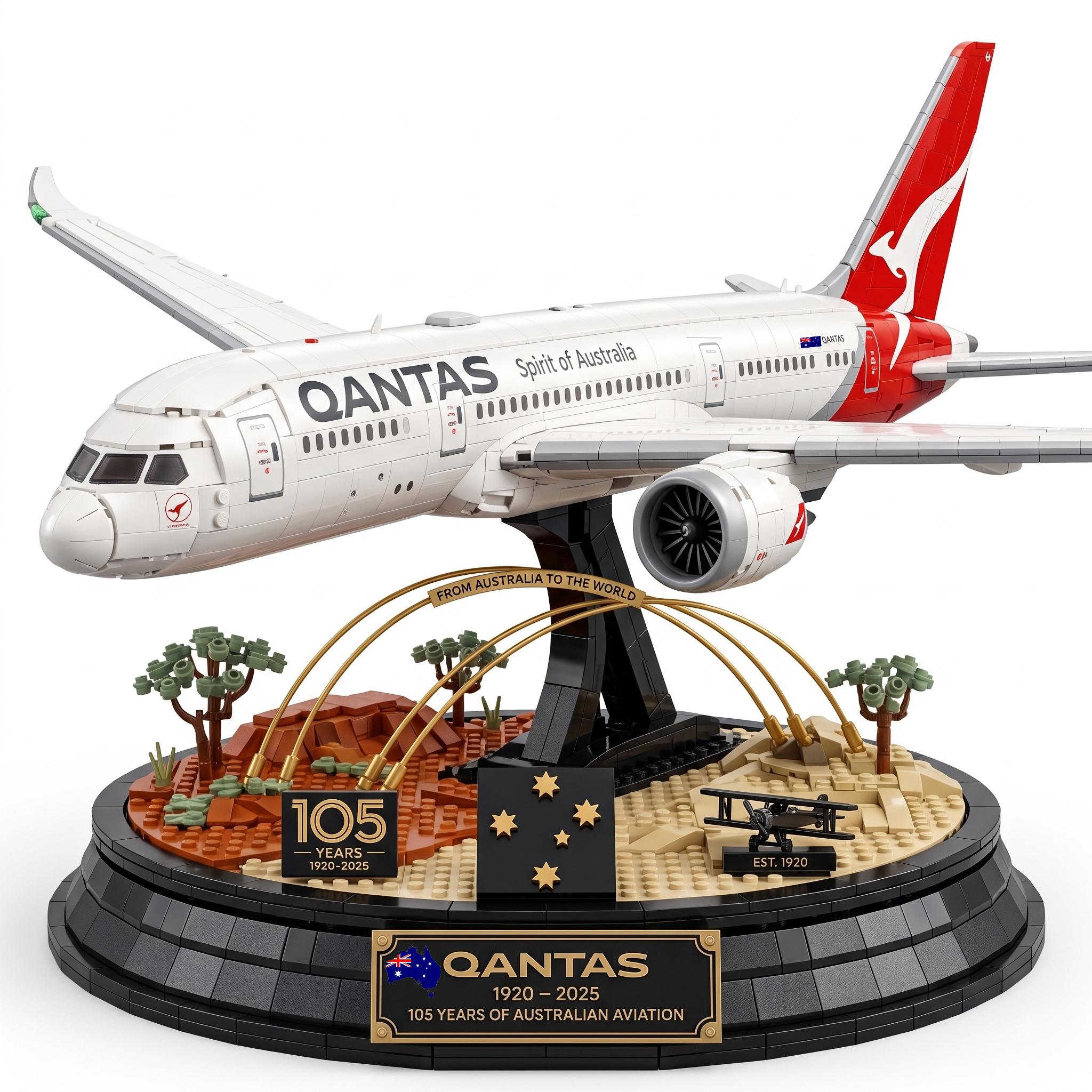 Qantas 105th Anniversary Edition Brick Set