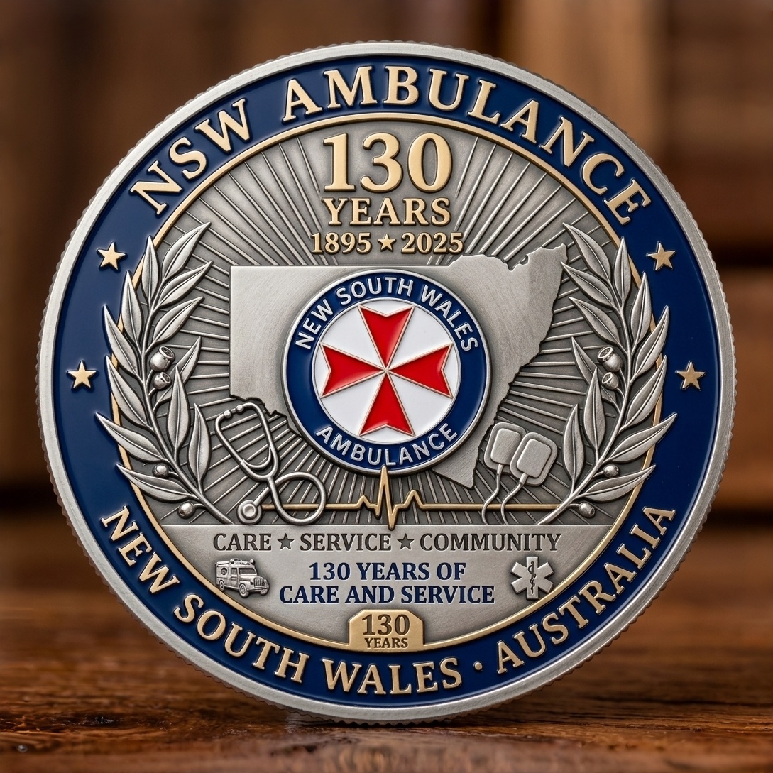 NSW Ambulance 130th Anniversary Commemorative Coin