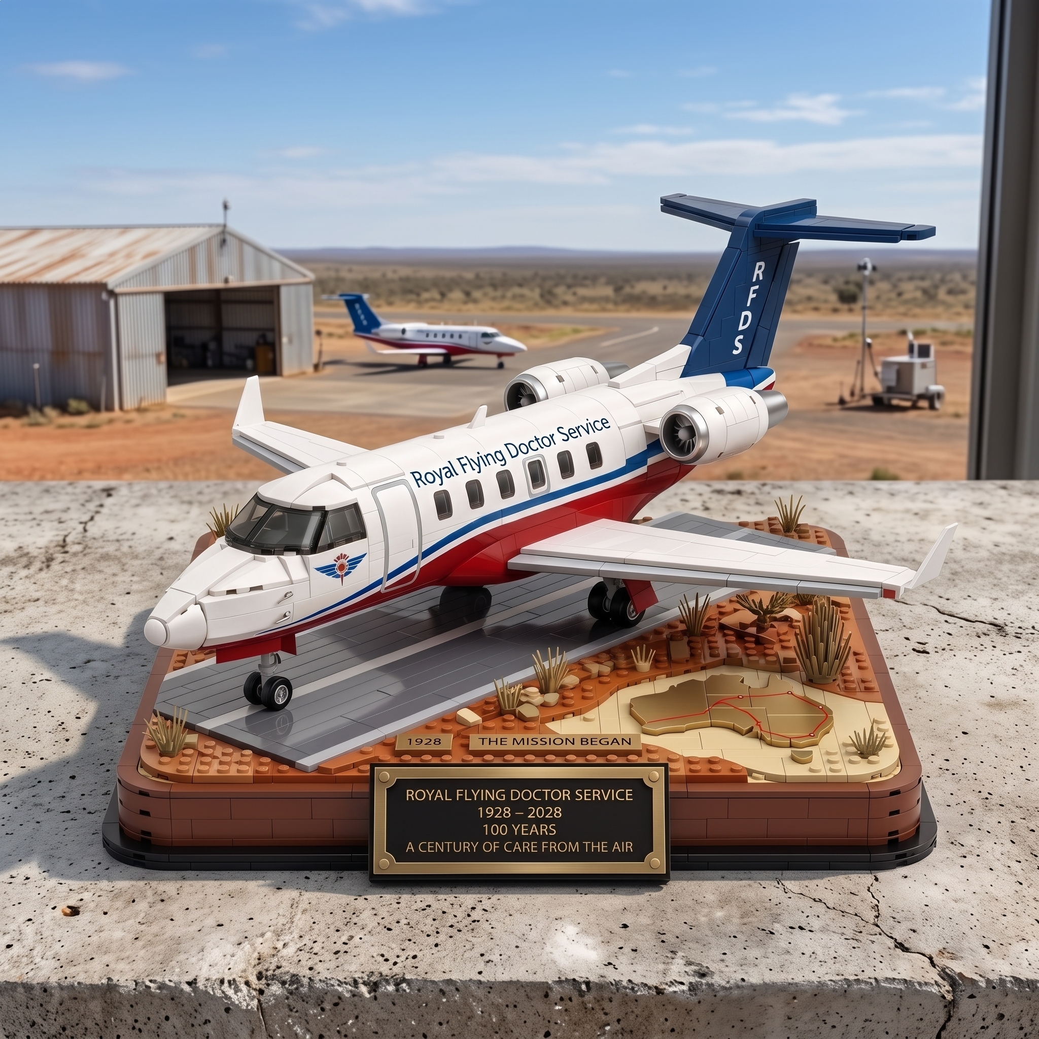 Royal Flying Doctor Service 100th Anniversary Brick Set