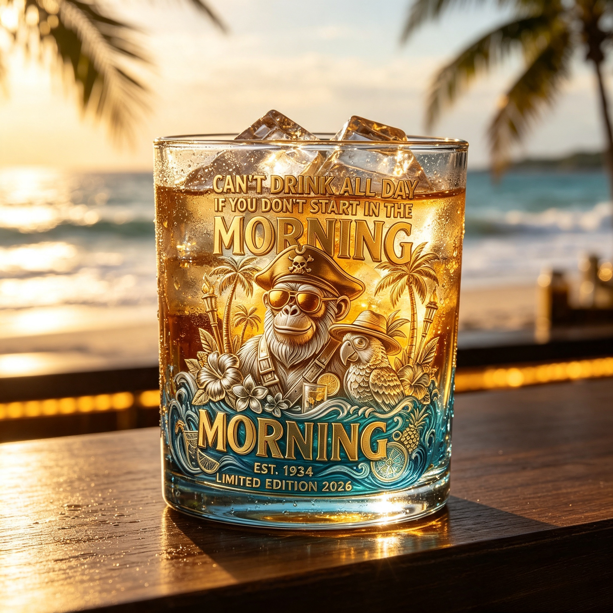 Pirate Island Escape Collectible Glass