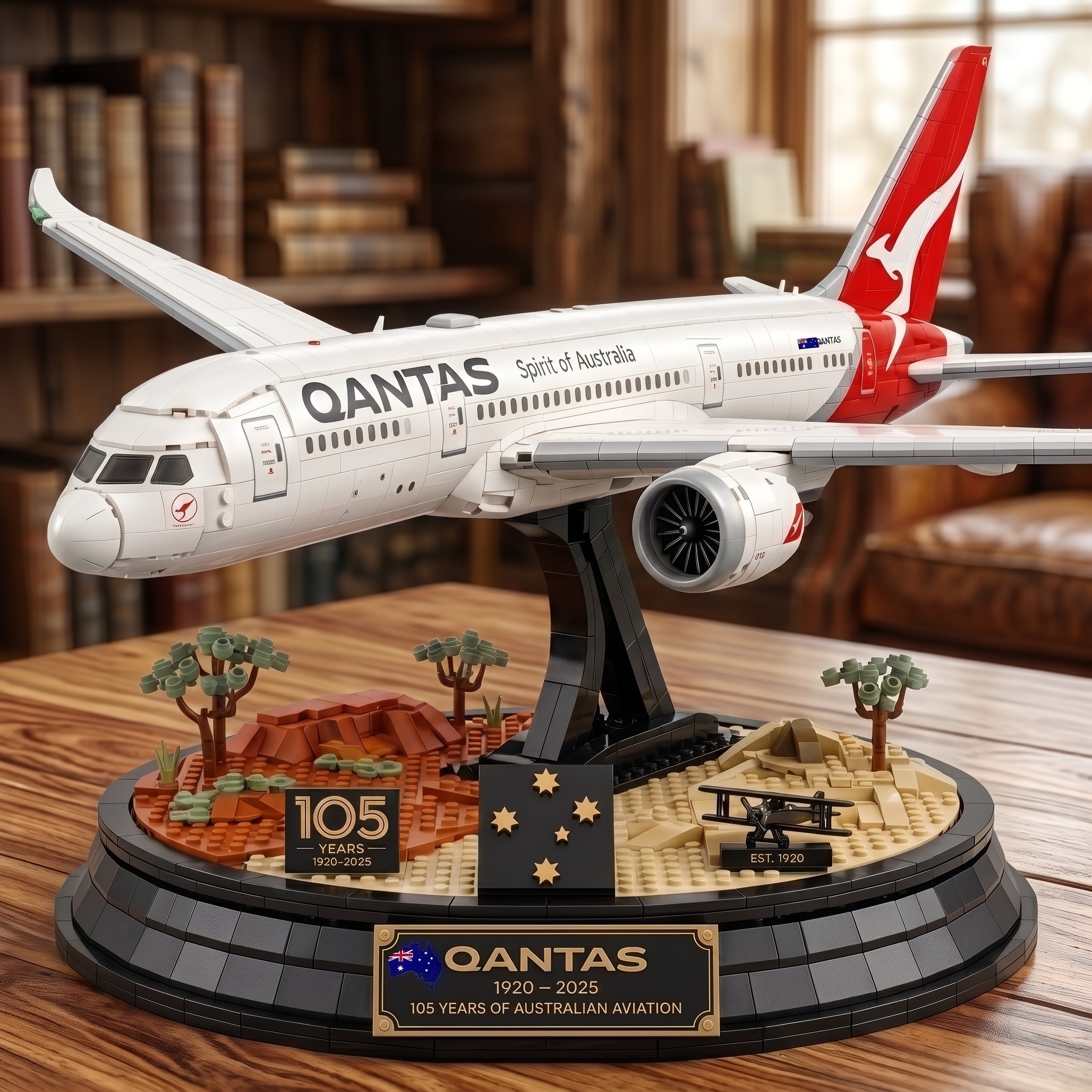 Qantas 105th Anniversary Edition Brick Collectable