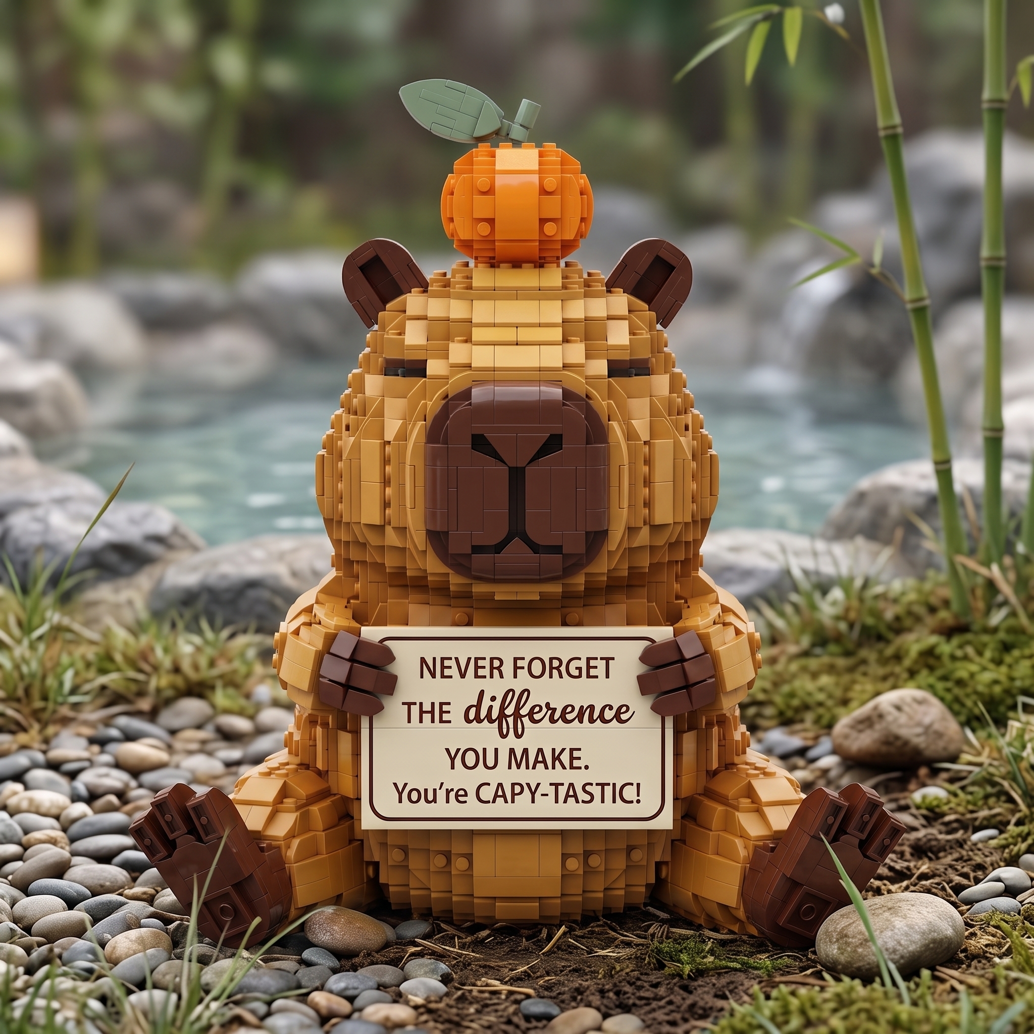 “You’re CAPY-TASTIC!” Edition Brick Set