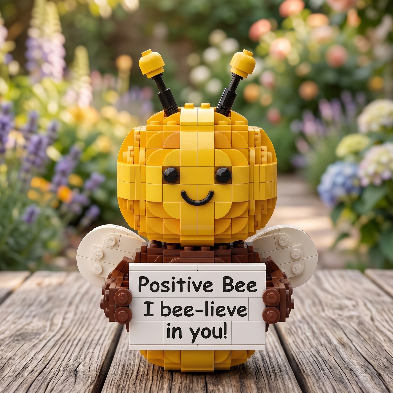 “I bee-lieve in you!” Brick Set