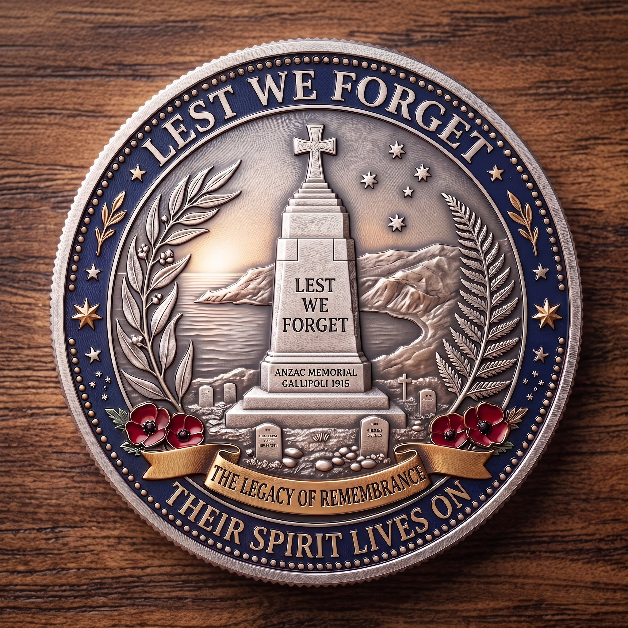 Gallipoli 1915 ANZAC Spirit 110th Anniversary Coin