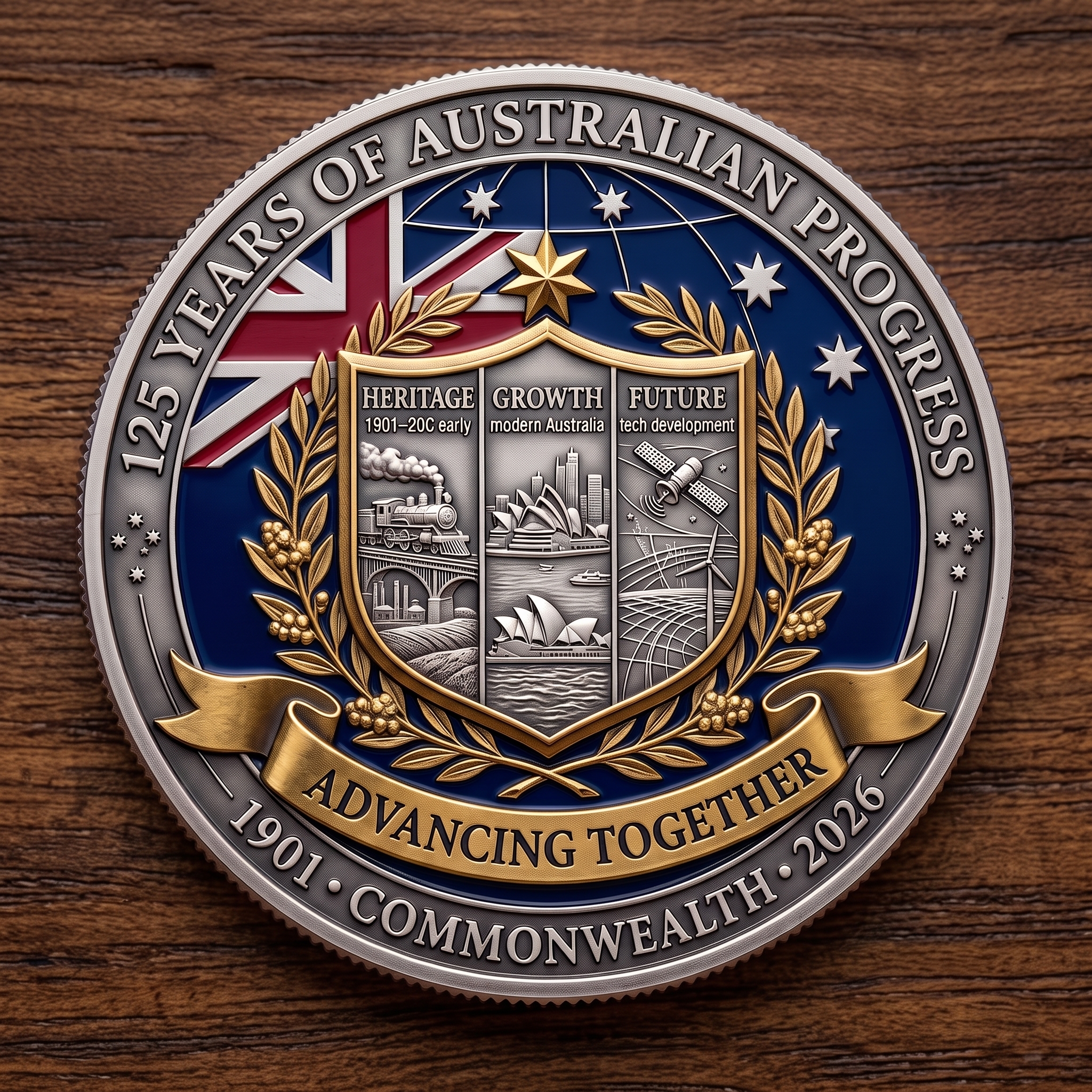 Australian Federation 125th Anniversary Coin
