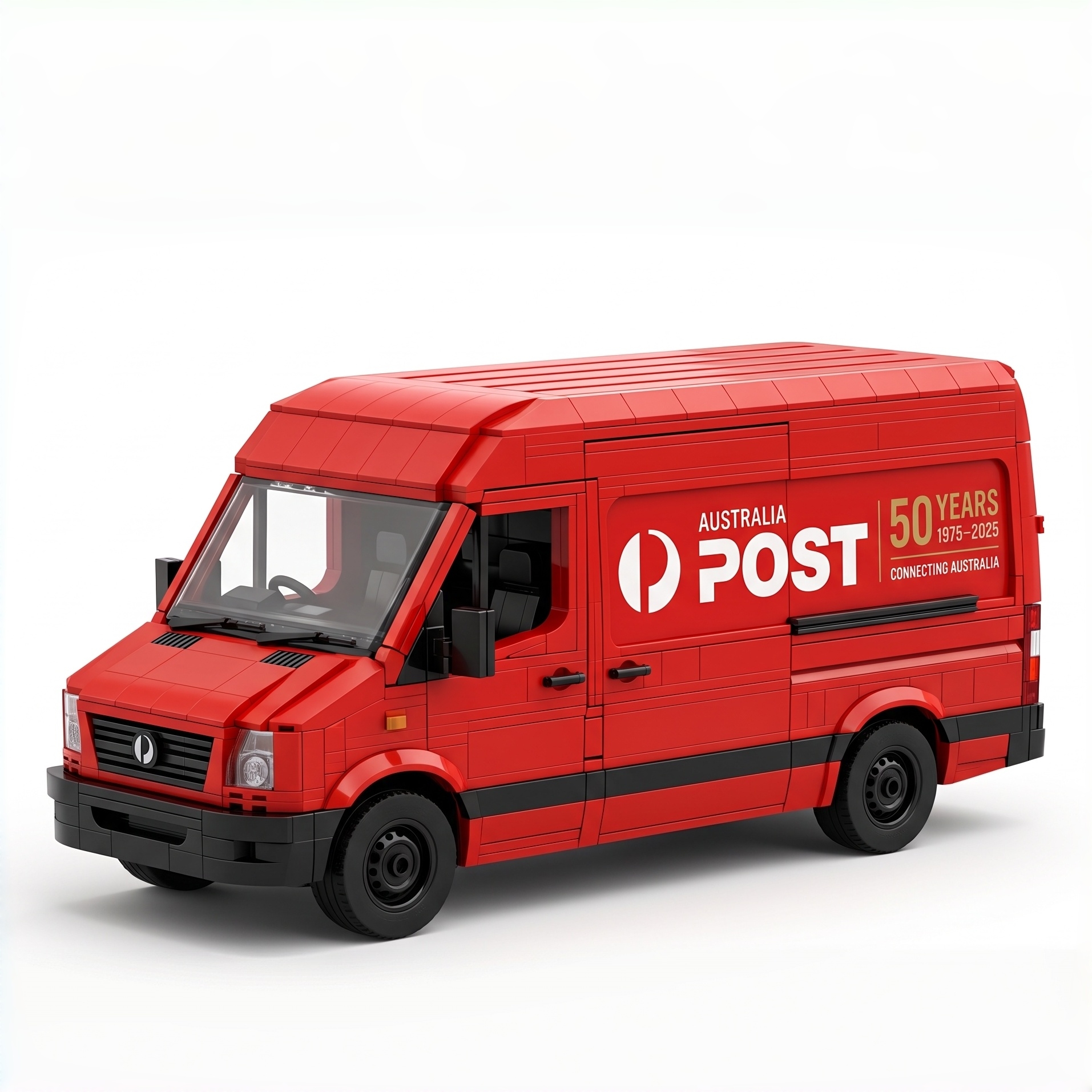 AU Post 50th Anniversary Edition Delivery Van Brick Set