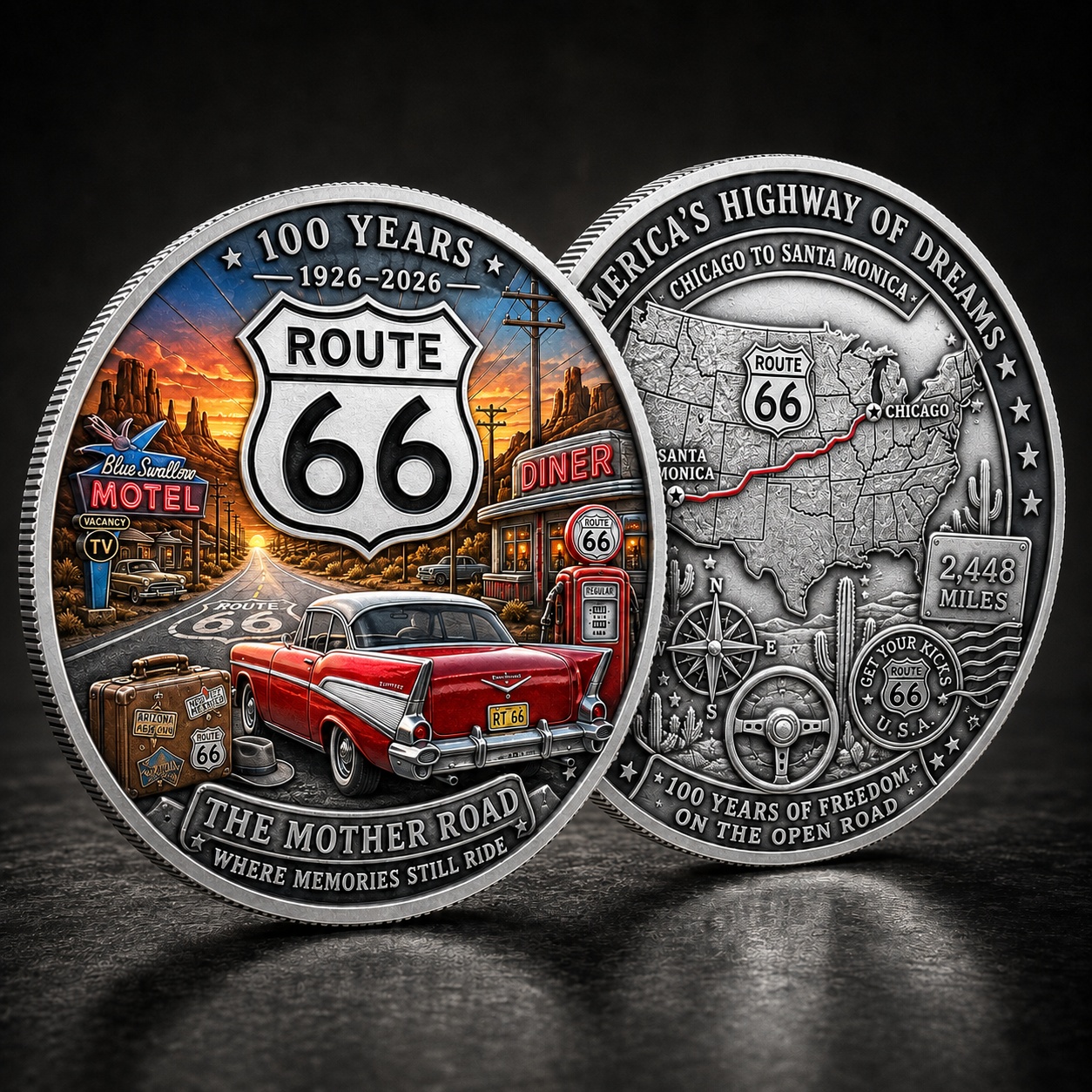 ROUTE 66 100TH ANNIVERSARY COLLECTOR COIN