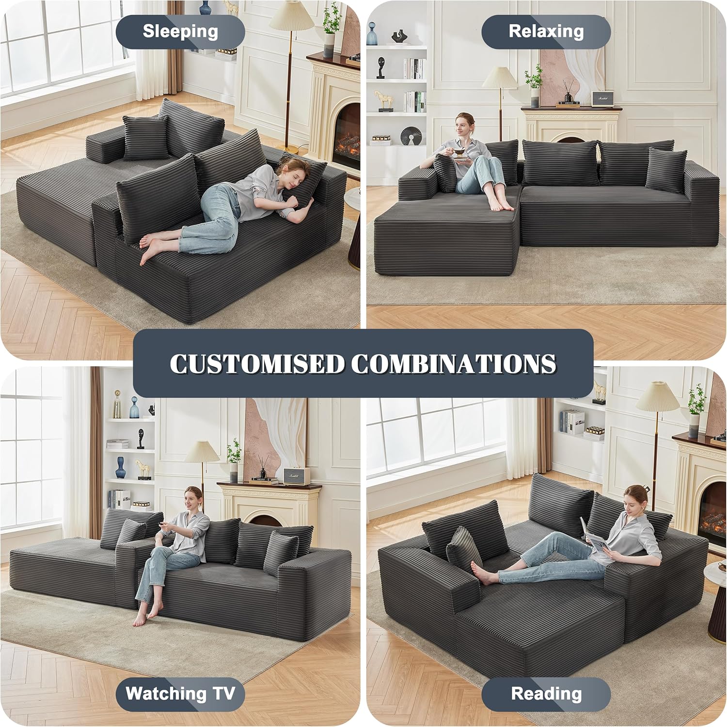 Lumen Boneless Cloud Couch 