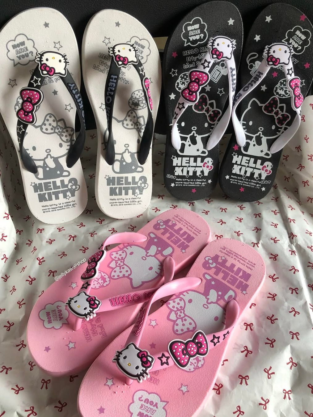 Hellokitty Women Beach Summer Flip Flop Sandals