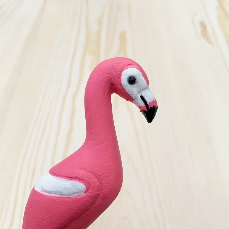 🦩 Handcrafted Wooden Animal Ballpoint Pens