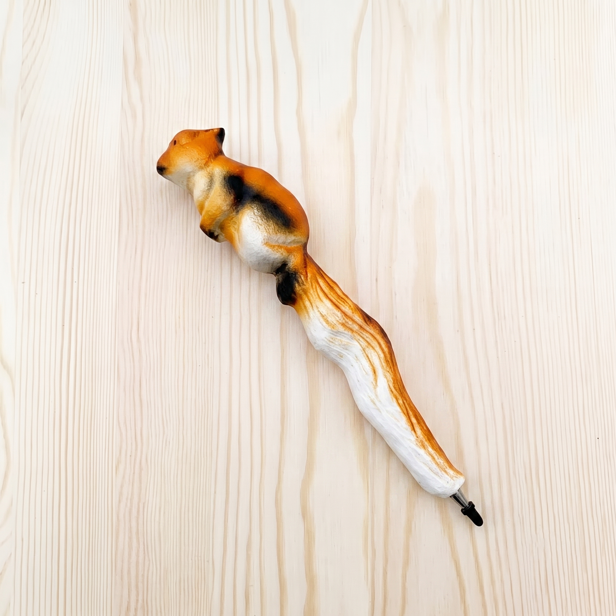 🦩 Handcrafted Wooden Animal Ballpoint Pens