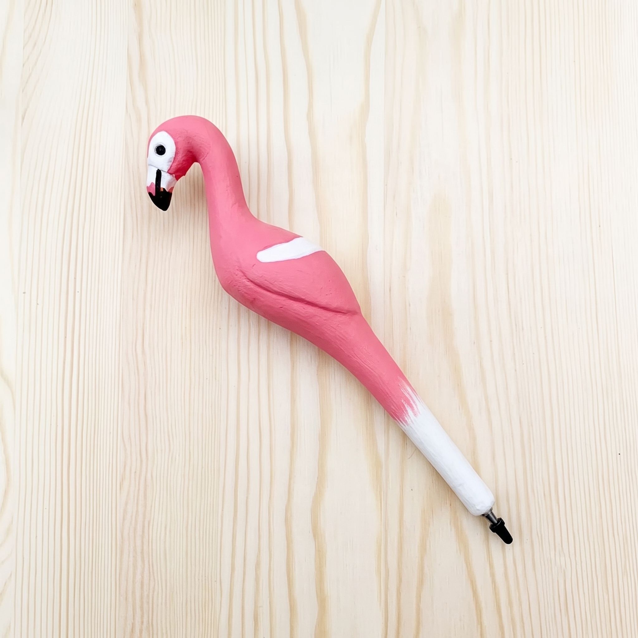 🦩 Handcrafted Wooden Animal Ballpoint Pens