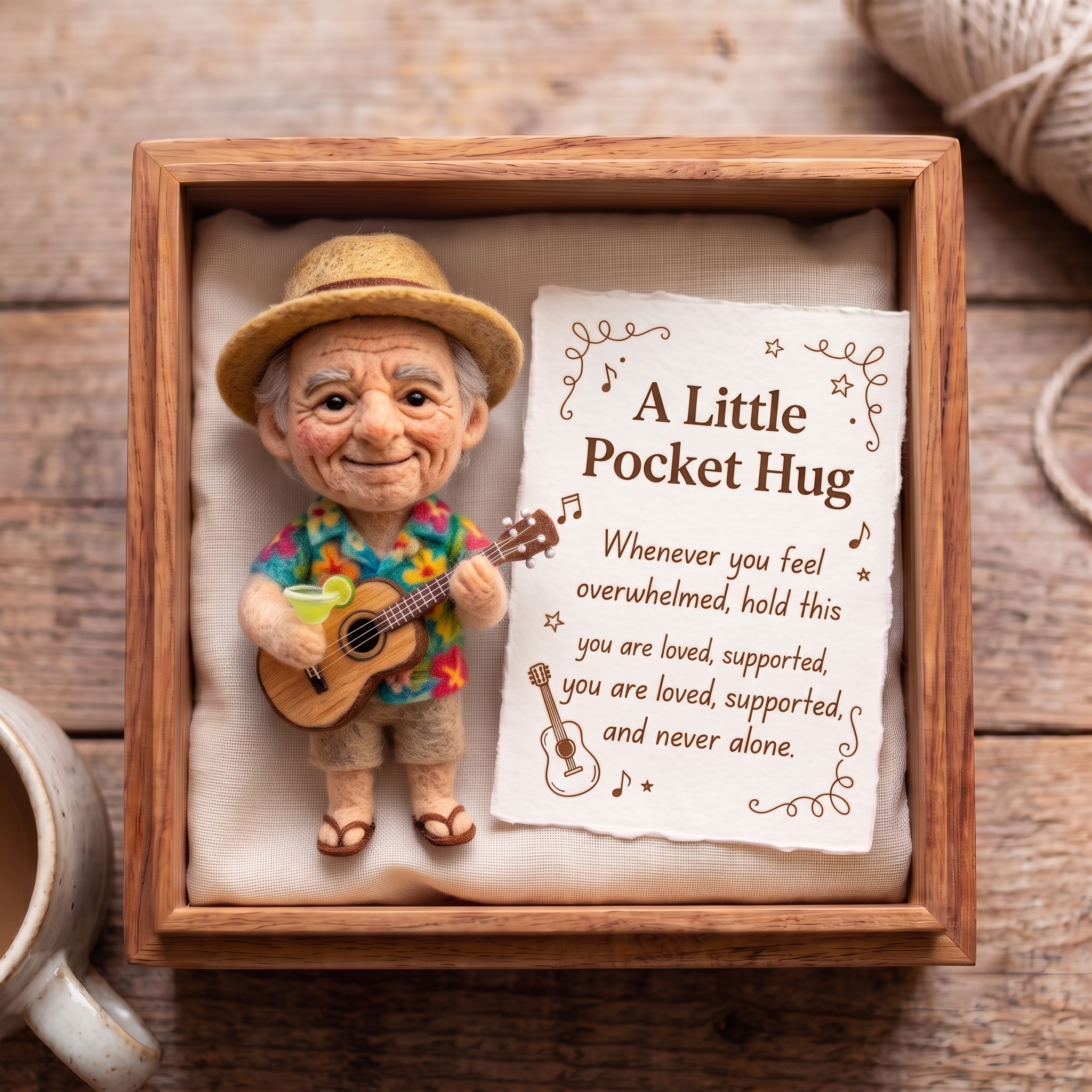 Jimmy Buffett Inspired Tropical Pocket Hug