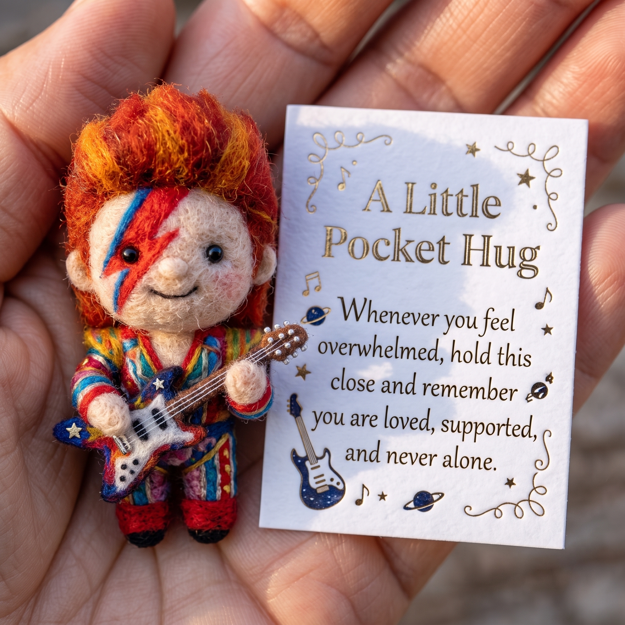 David Bowie Pocket Hug