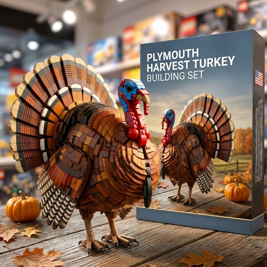 Plymouth Harvest Turkey Building Set