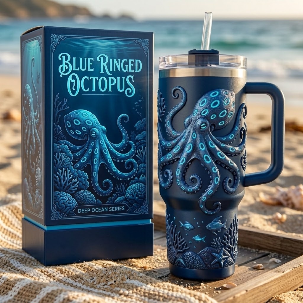 Blue Ringed Octopus Tumbler