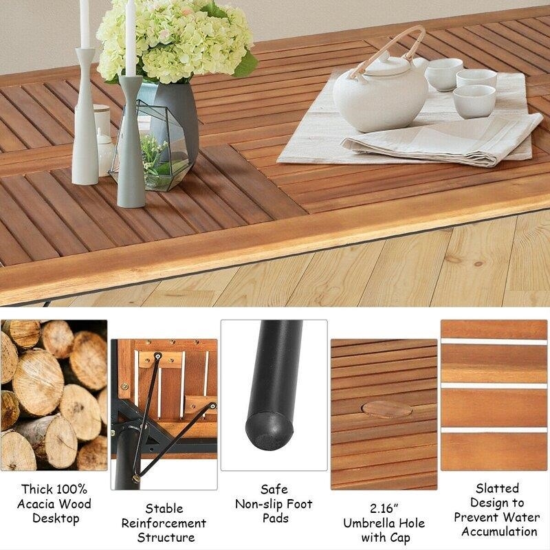 Armlin 7 - Piece Dining Set