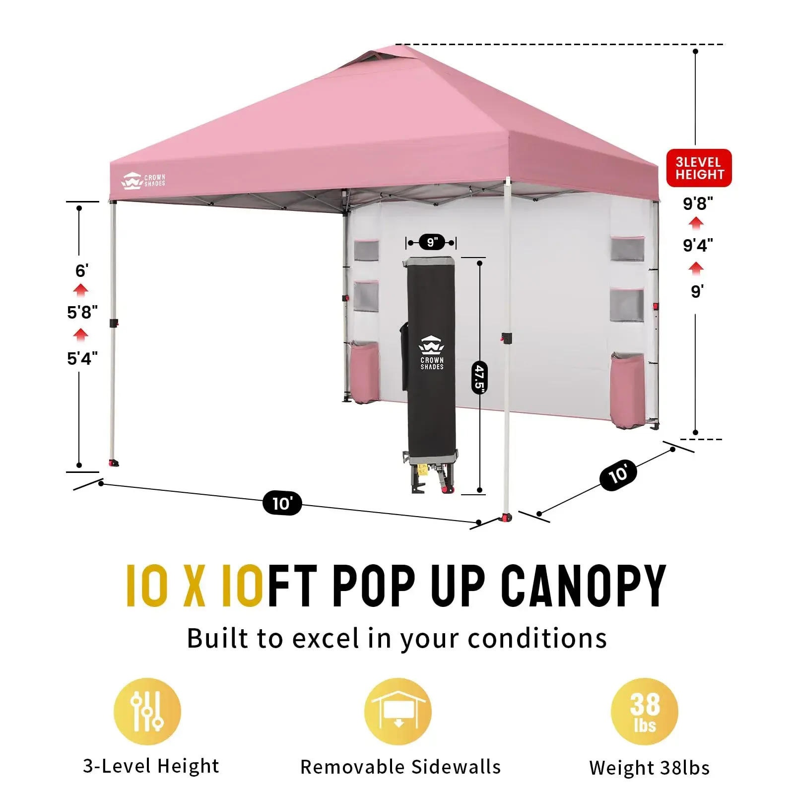 10x10 Pop Up Canopy Tent