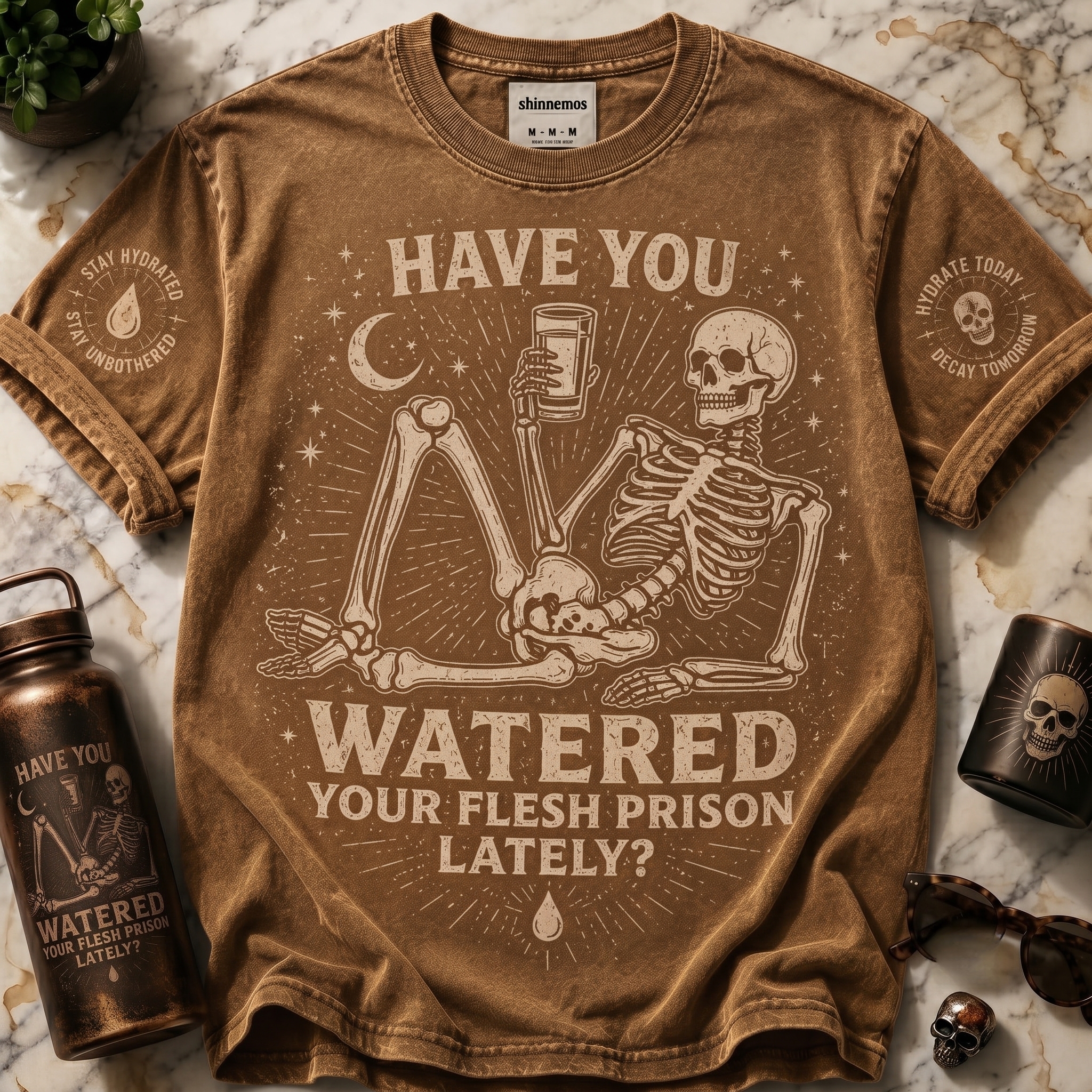 Water Your Flesh Prison Funny T-shirt