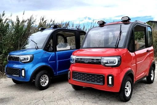 💝Only $59✨4-Seat Electric Outdoor Scooter - Small LSV Low Speed Vehicle/60v Scooter Car
