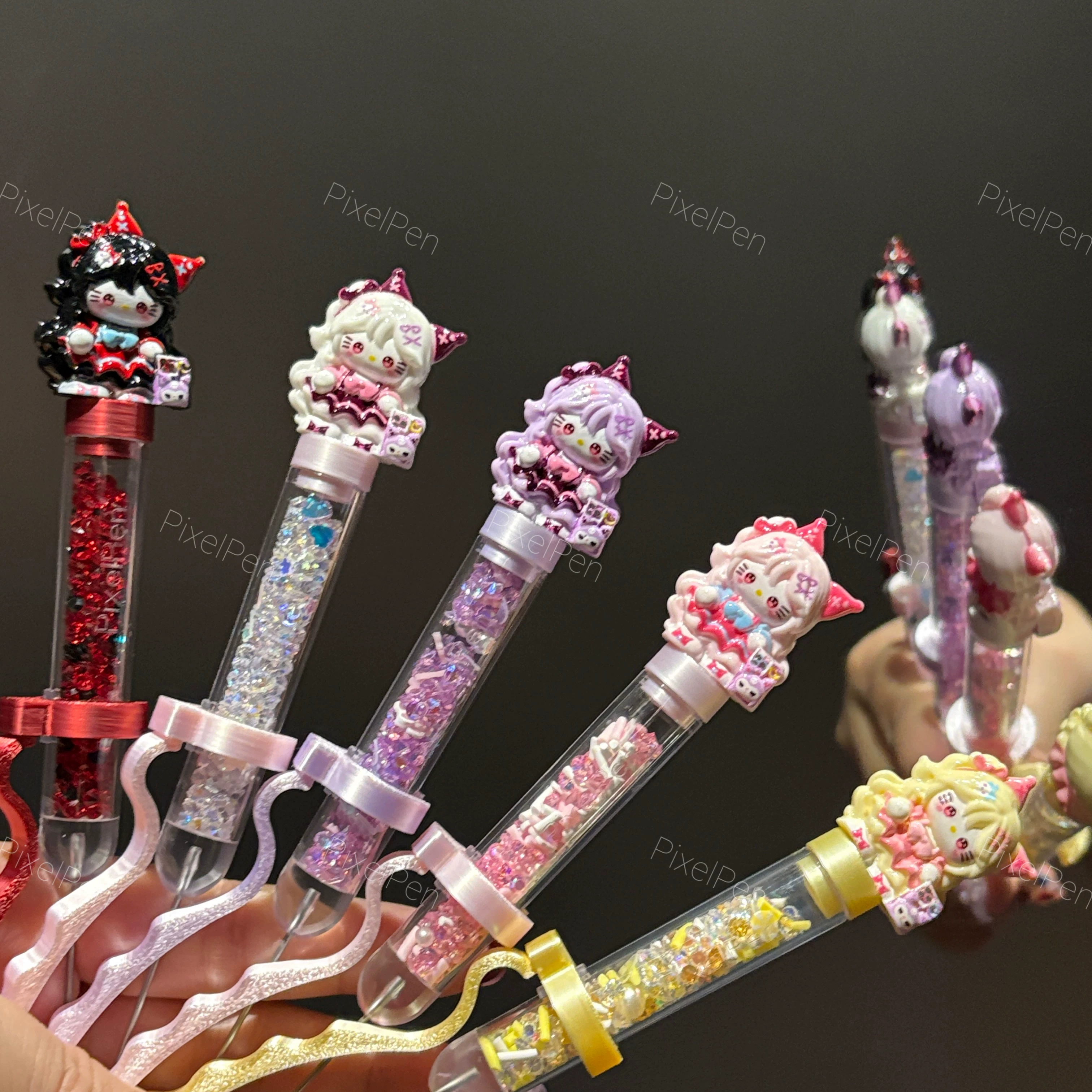 618 Sale | PixelPen Magnetic-Grip Bead Pen for 2.6mm Mini Beads | Kuromi KT