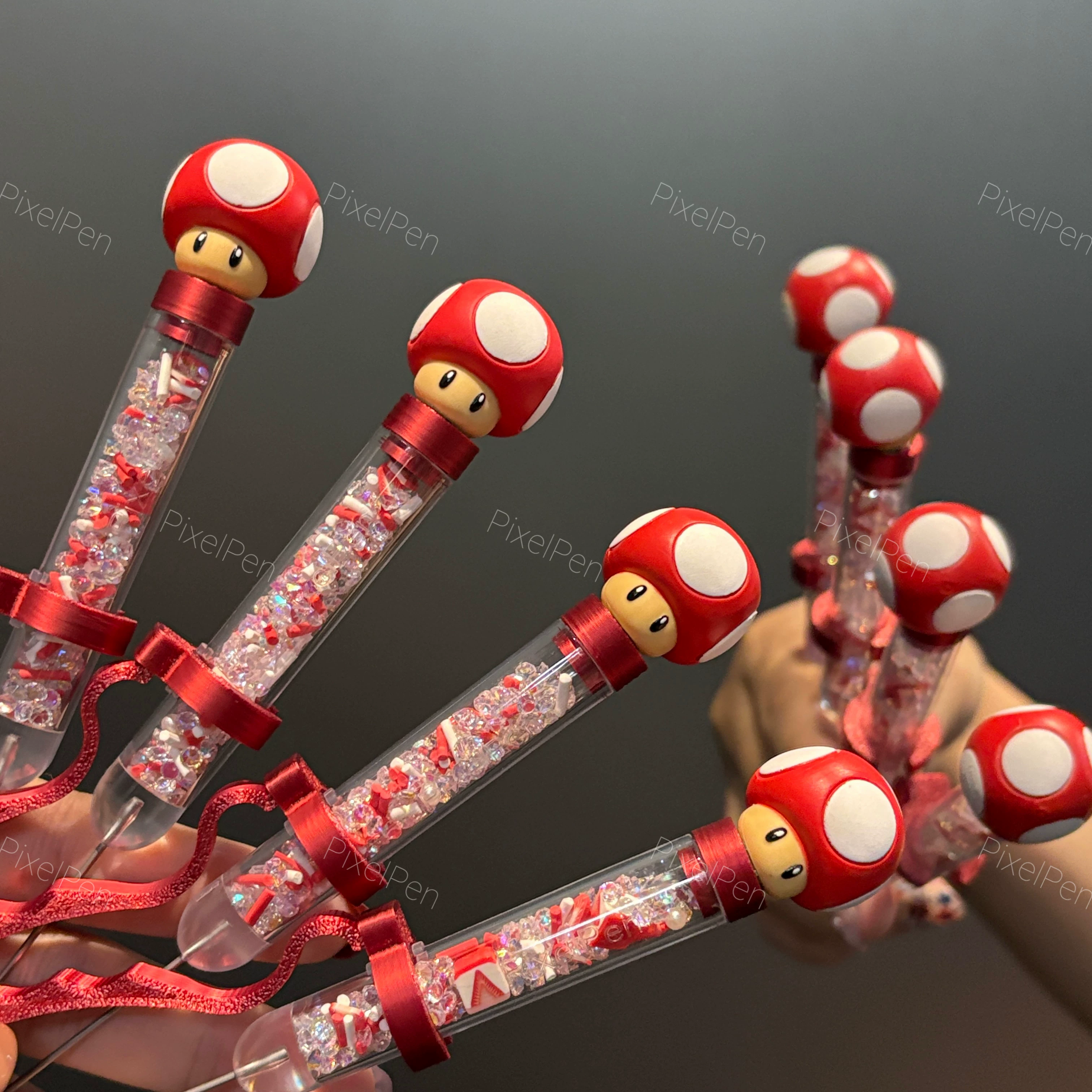 618 Sale | PixelPen Magnetic-Grip Bead Pen for 2.6mm Mini Beads | Mario Mushroom Head