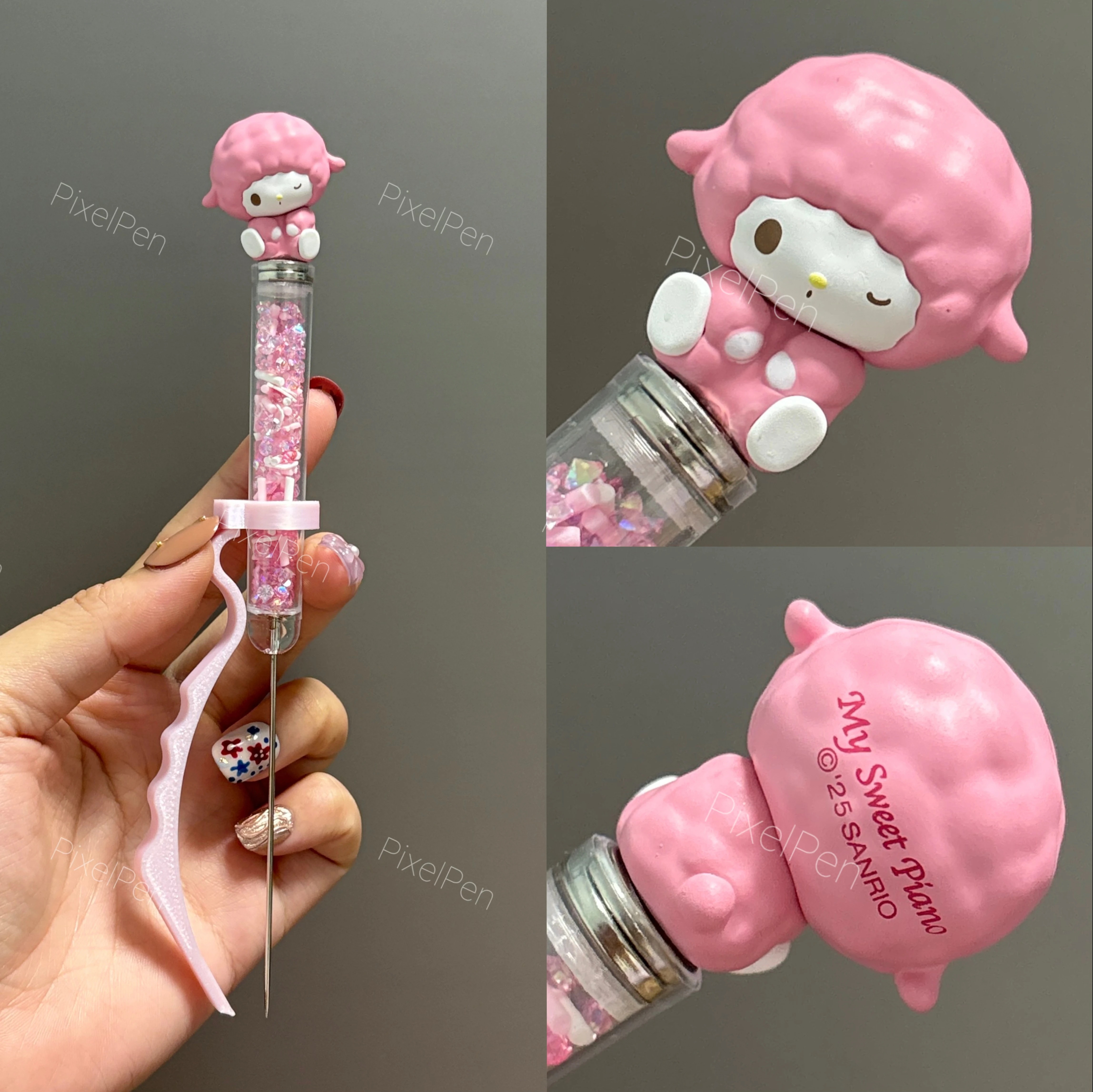 PixelPen Grip Bead Pen for 2.6mm Mini Beads | Aibinuo Little Sheep (Random Style)