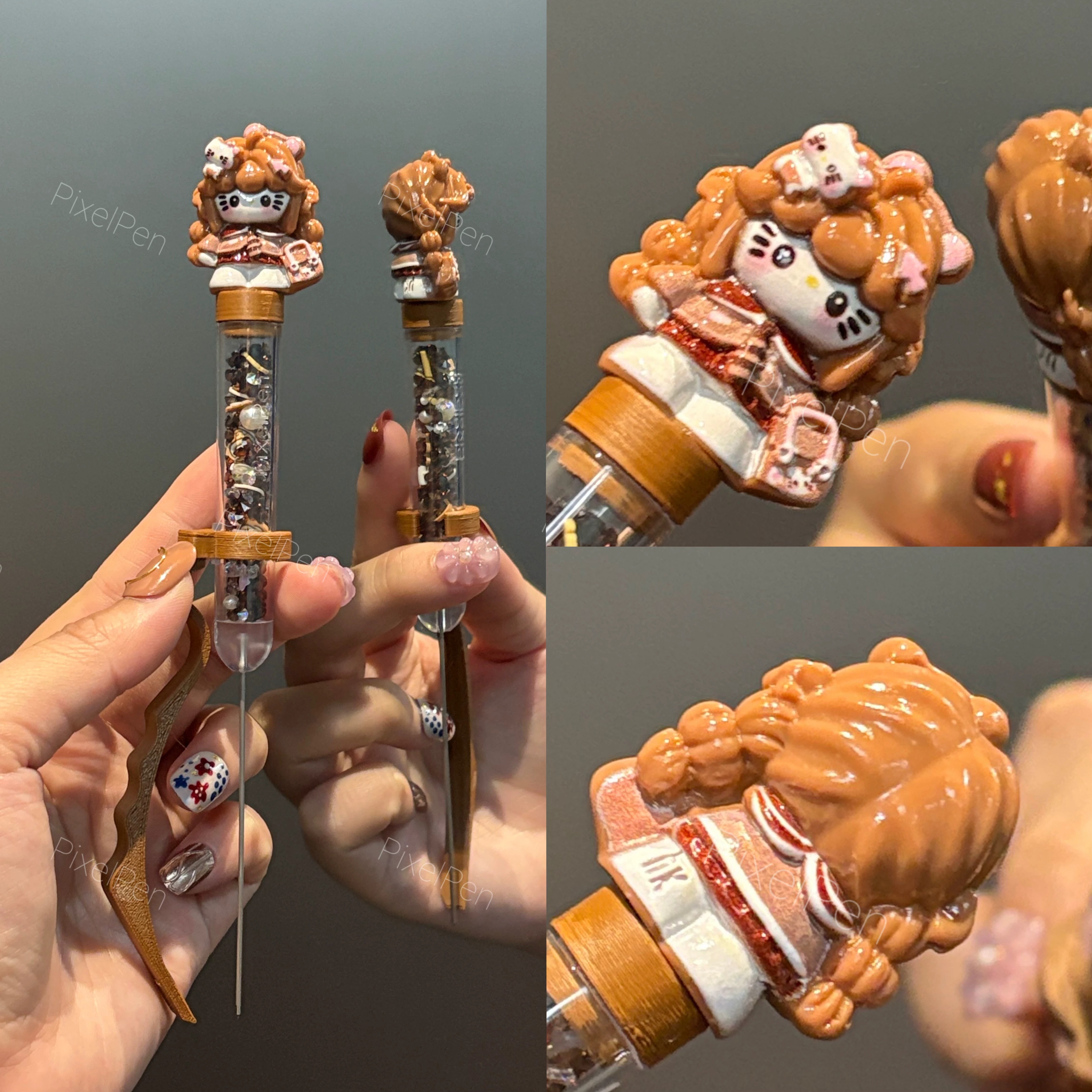 618 Sale | PixelPen Magnetic-Grip Bead Pen for 2.6mm Mini Beads | Kuromi KT