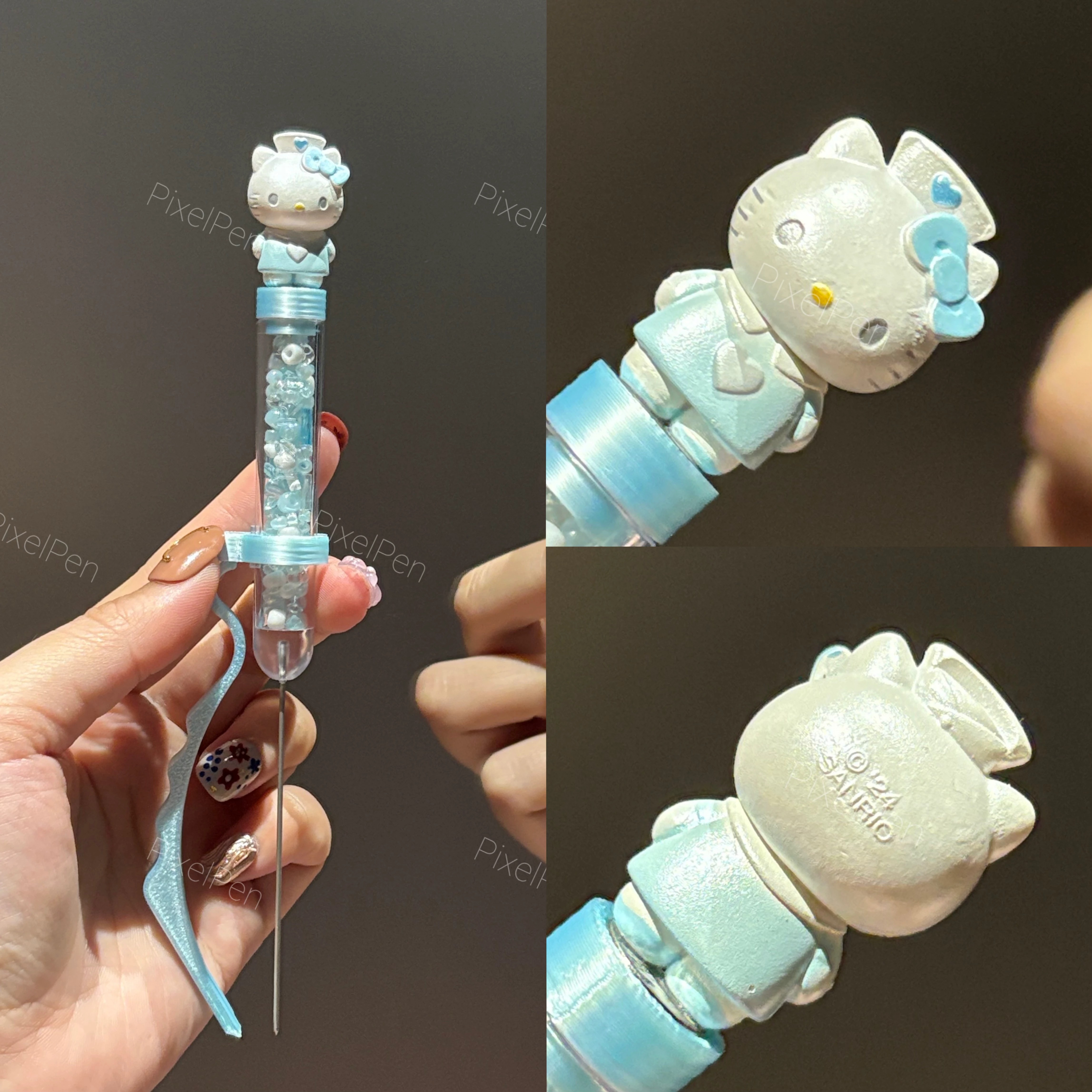 PixelPen Press-Grip Bead Pen Tool for 2.6mm Mini Beads | KT Pearlescent Series