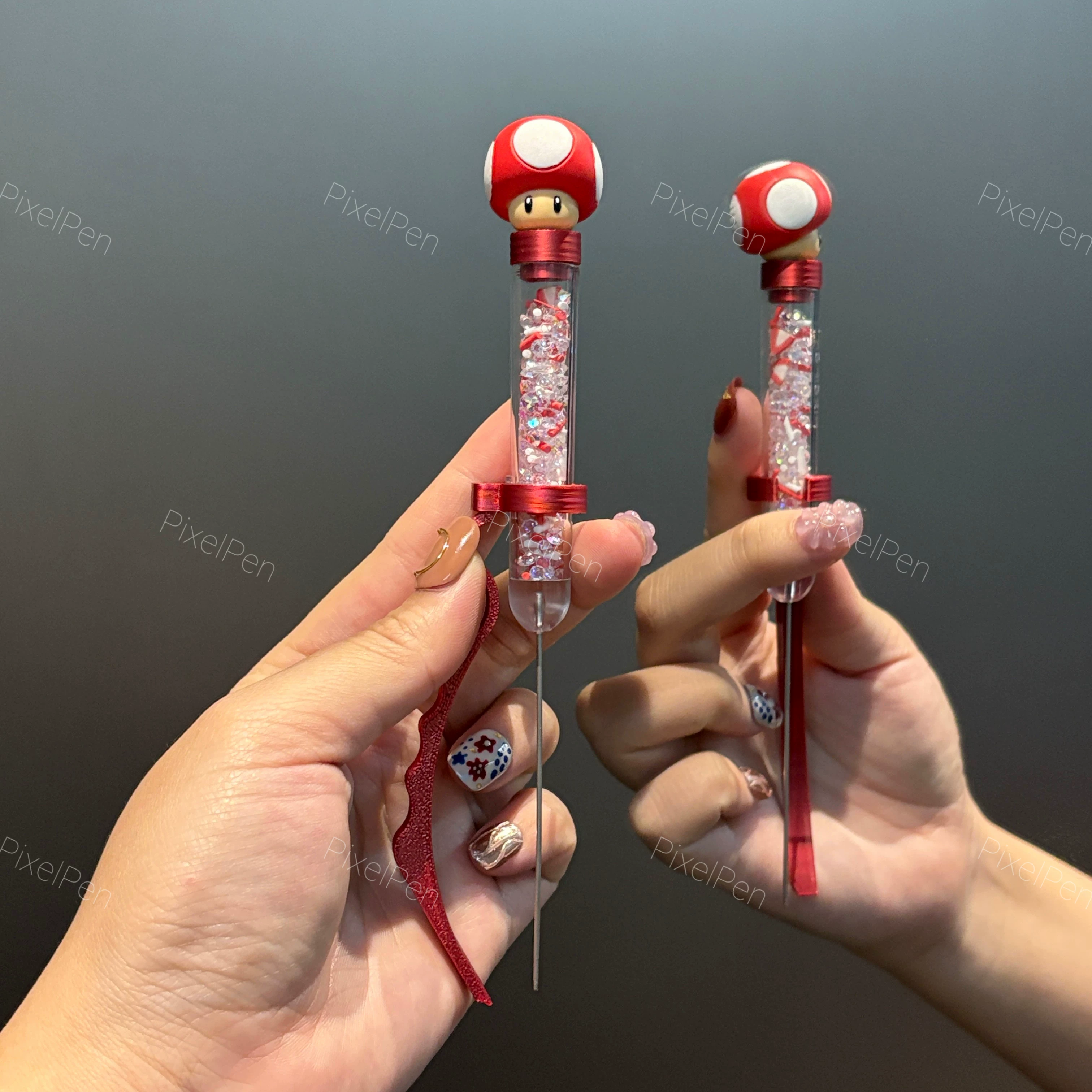 618 Sale | PixelPen Magnetic-Grip Bead Pen for 2.6mm Mini Beads | Mario Mushroom Head