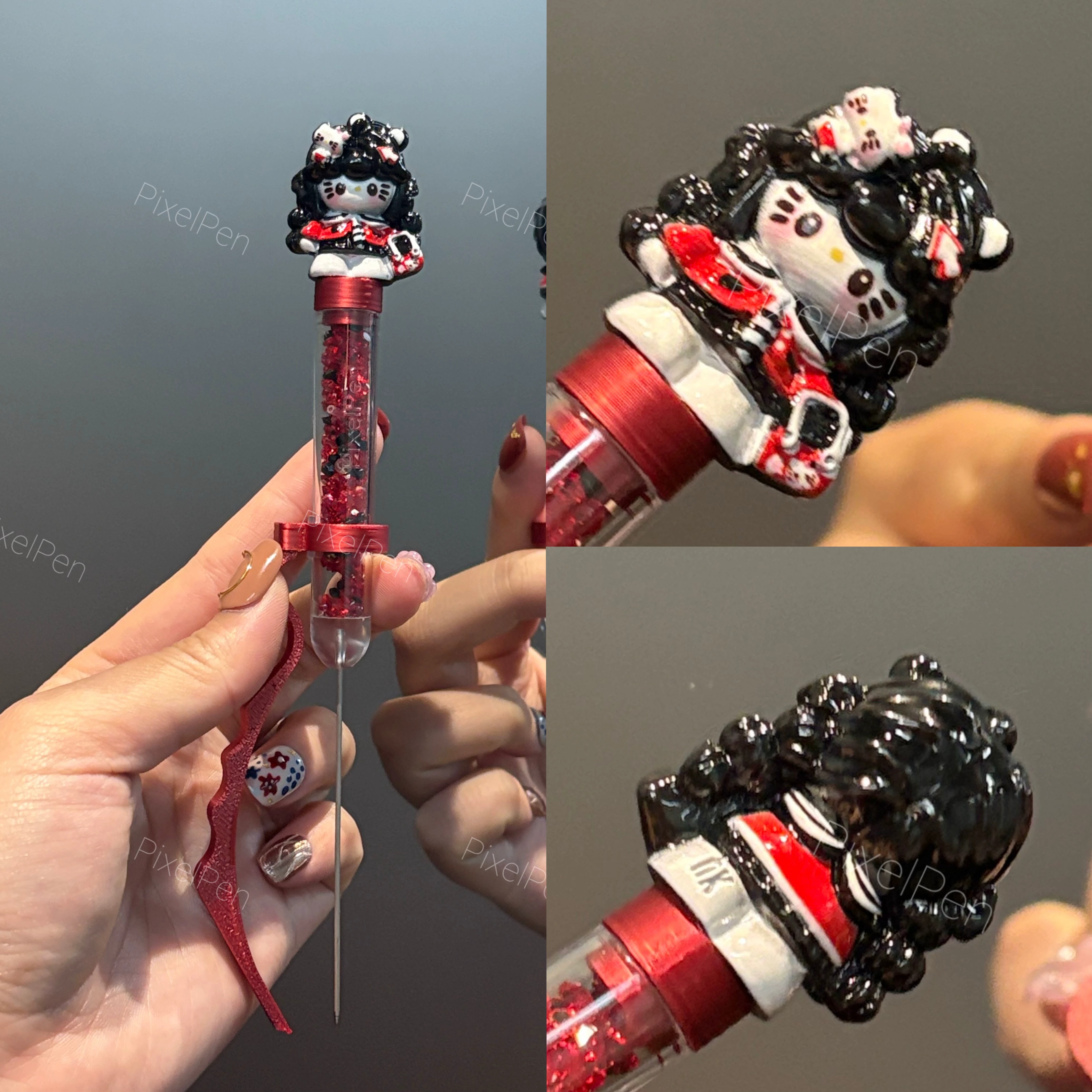 618 Sale | PixelPen Magnetic-Grip Bead Pen for 2.6mm Mini Beads | Kuromi KT