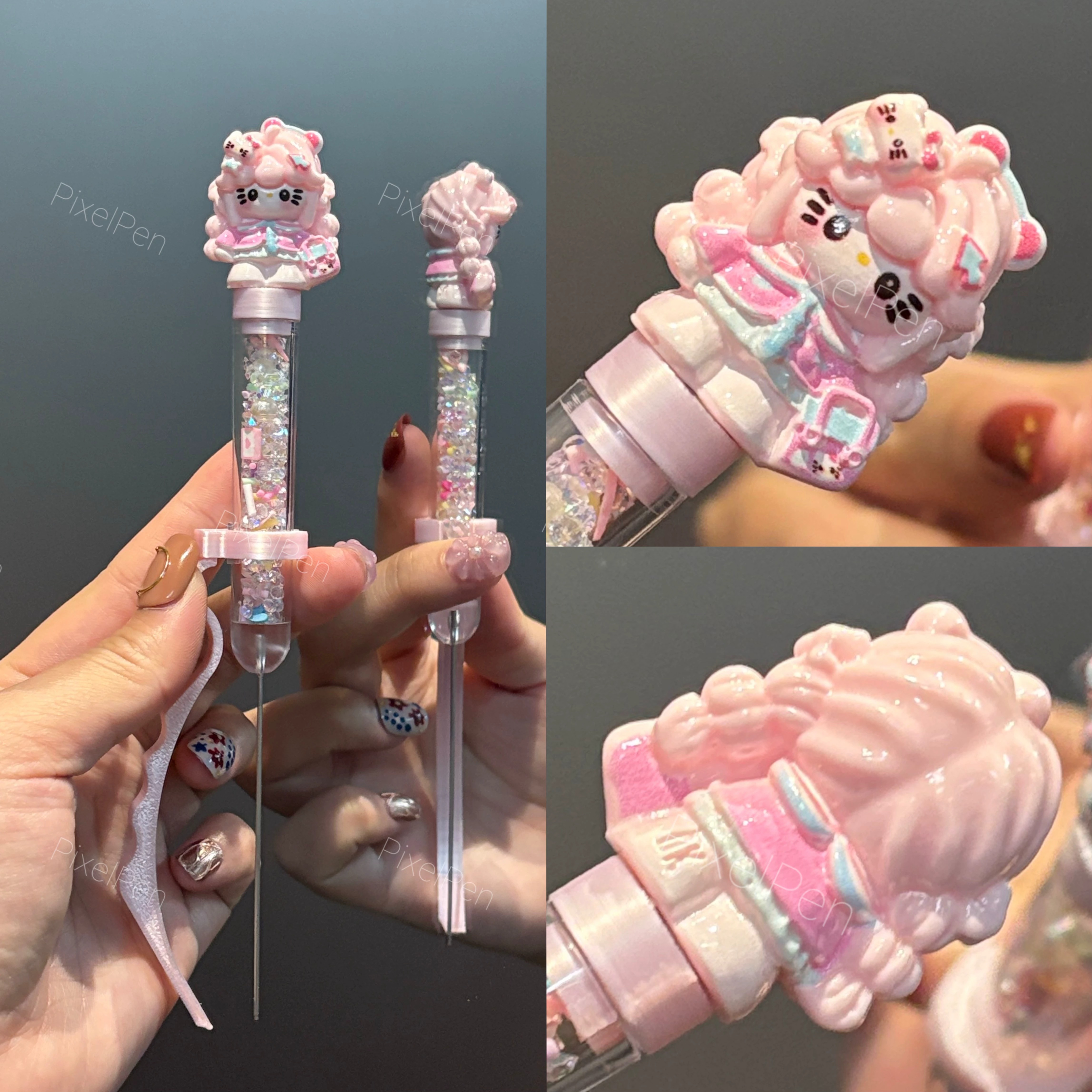 618 Sale | PixelPen Magnetic-Grip Bead Pen for 2.6mm Mini Beads | Kuromi KT