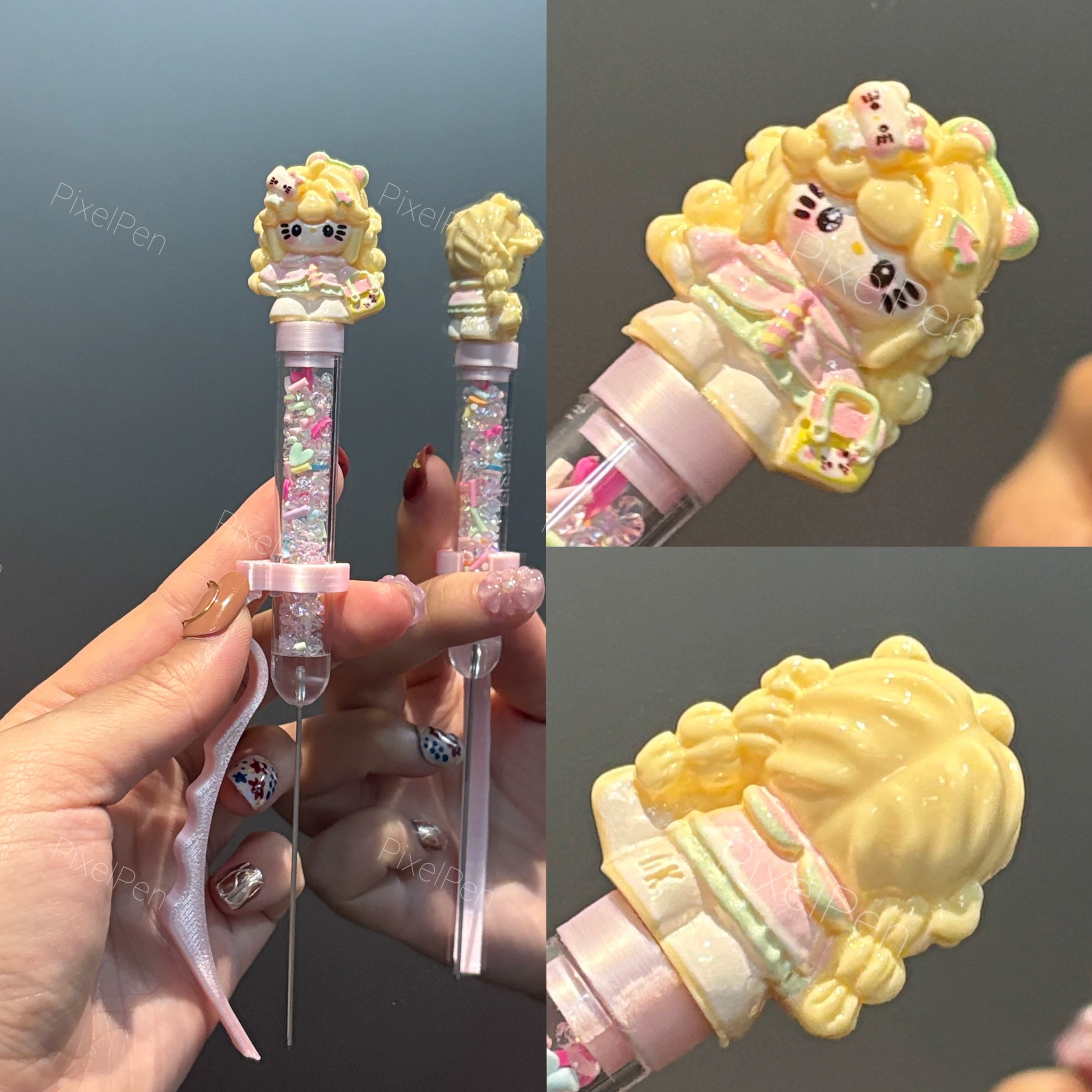 618 Sale | PixelPen Magnetic-Grip Bead Pen for 2.6mm Mini Beads | Kuromi KT