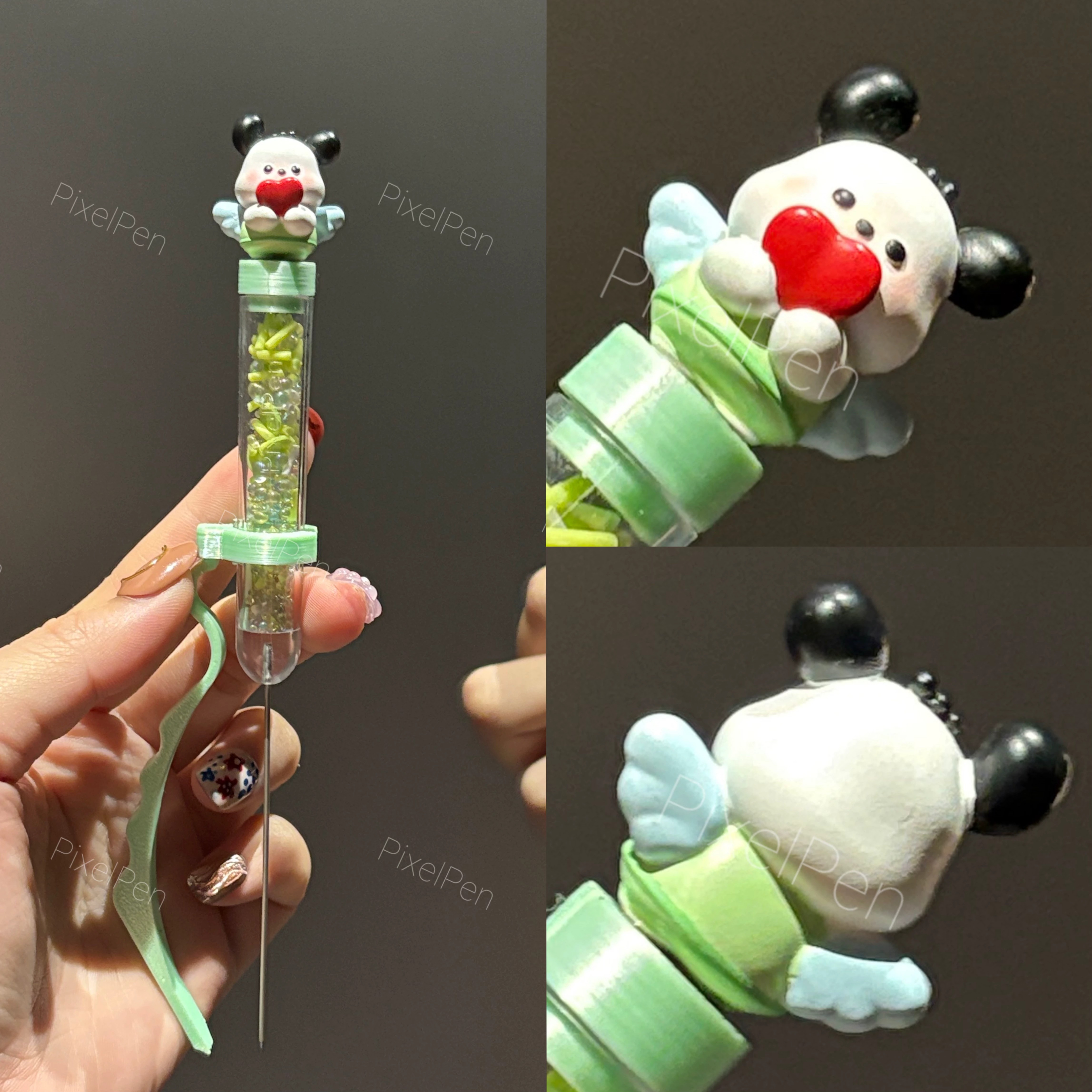 PixelPen Press-Grip Bead Pen Tool for 2.6mm Mini Beads | KT Pearlescent Series
