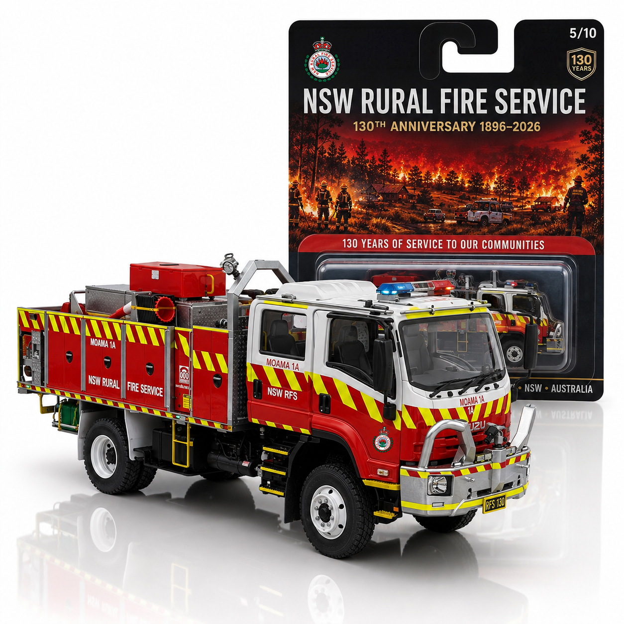 130th Anniversary Fire Car Edition