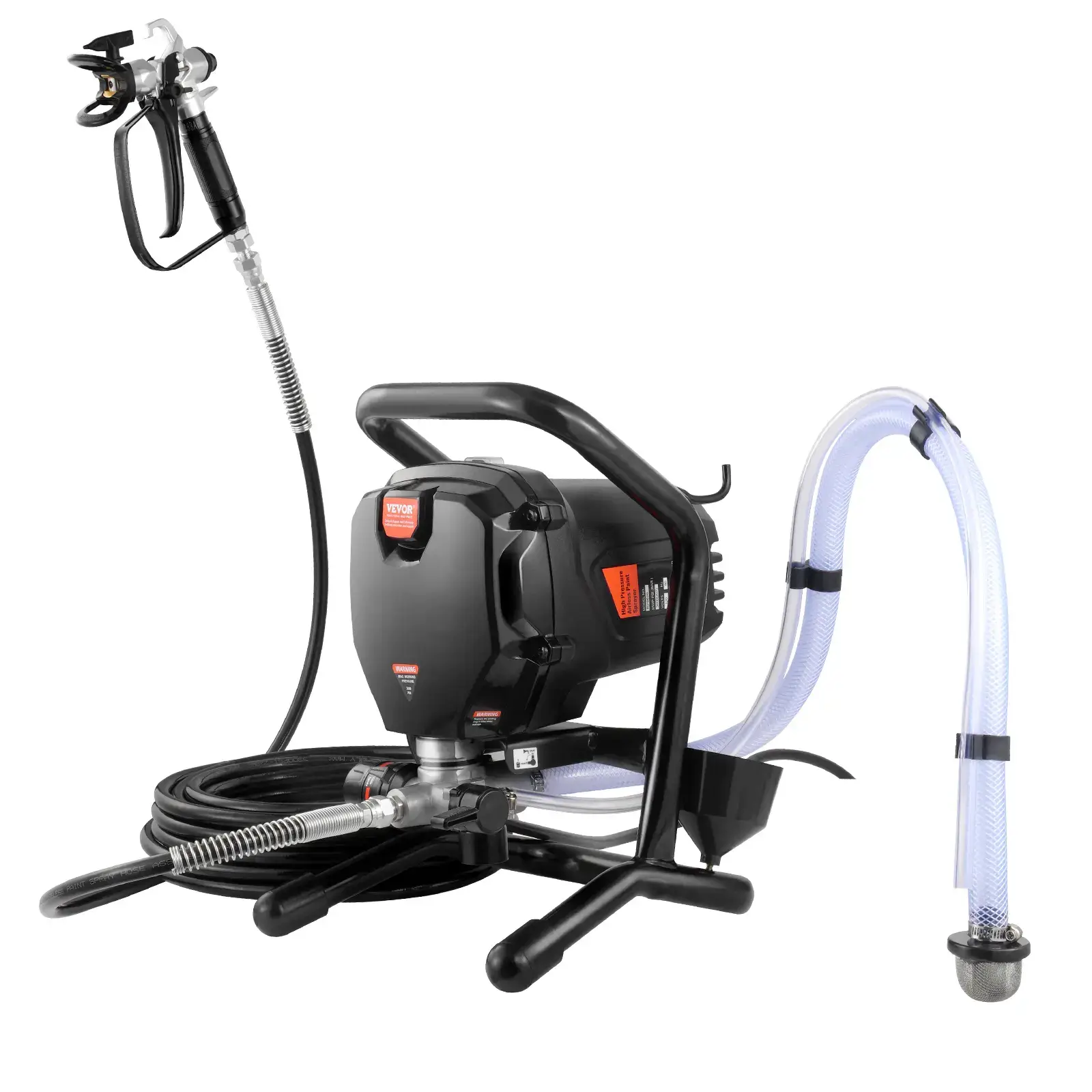 Stand Airless Paint Sprayer, 3000PSI 750W Efficient Electric Airless Sprayer,for Home Interior and Exterior Furniture and Fences, Handheld Paint Sprayers, Fine and Even Painting Effect