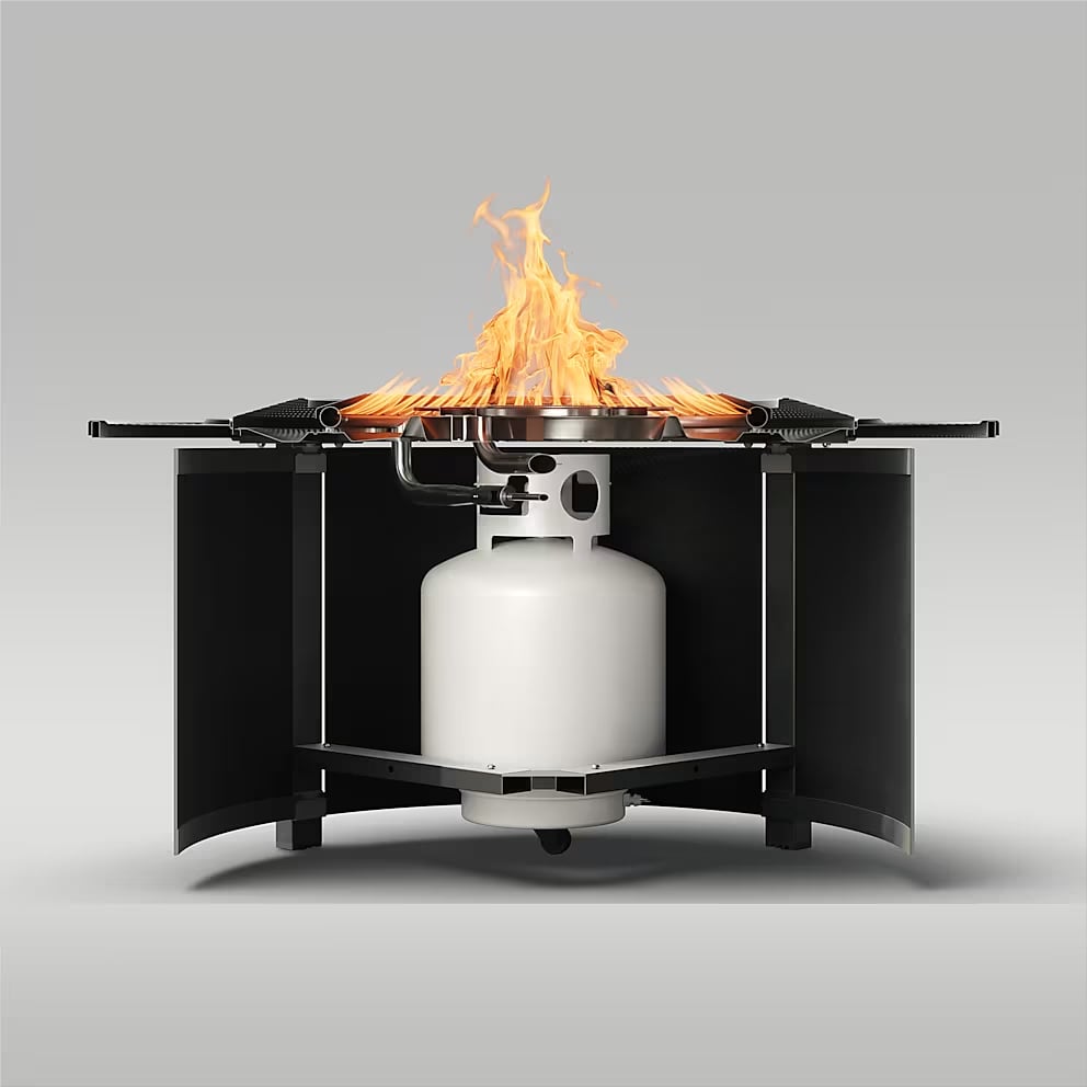 🔥 72,000 BTU Propane Fire Table – Smokeless Outdoor Patio Heater with Instant Flame