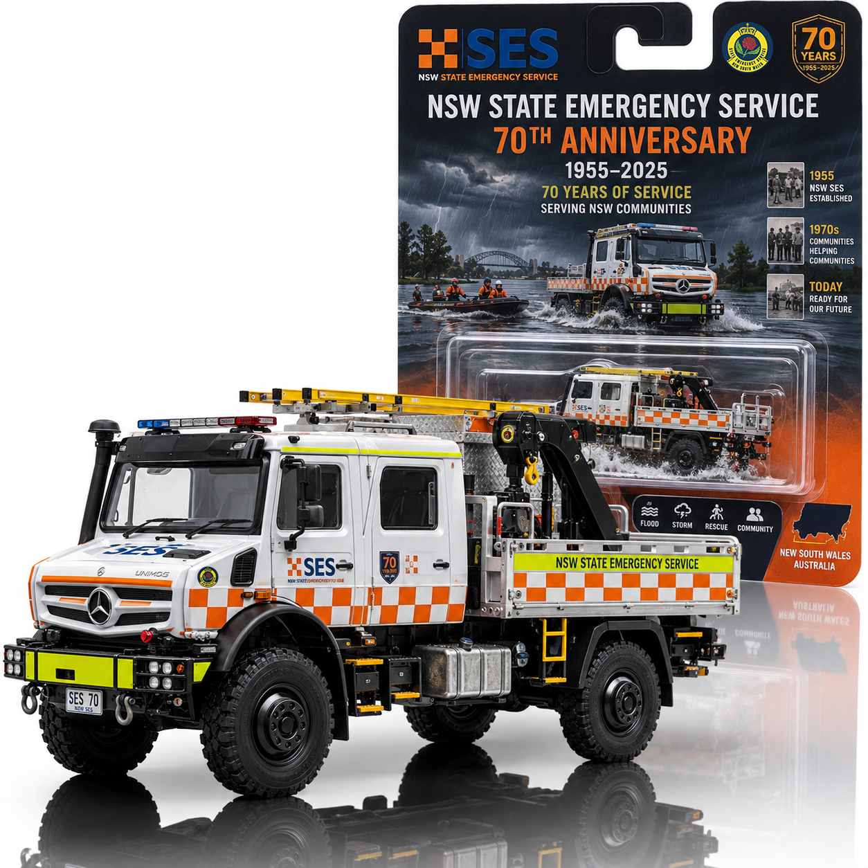 NSW SES service 70th Anniversary High Clearance Vehicle Edition