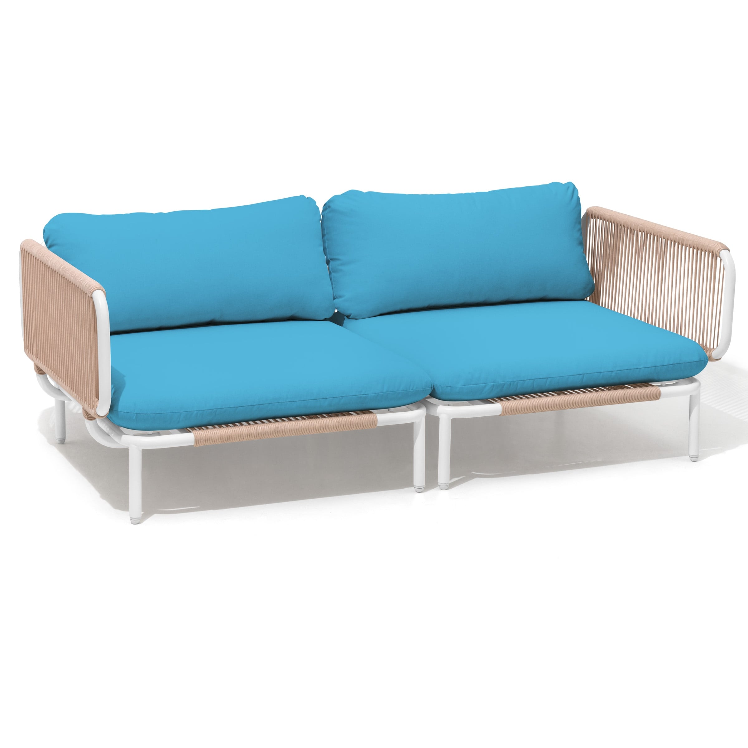 Outdoor Cushioned Sectional Sofa Chat Set Patio Furniture Conversation Set, Free Combination